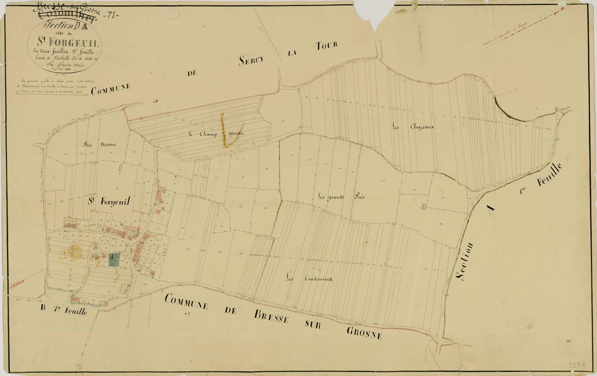 Champagny-sous-Uxelles - SAINT-FORGEUIL