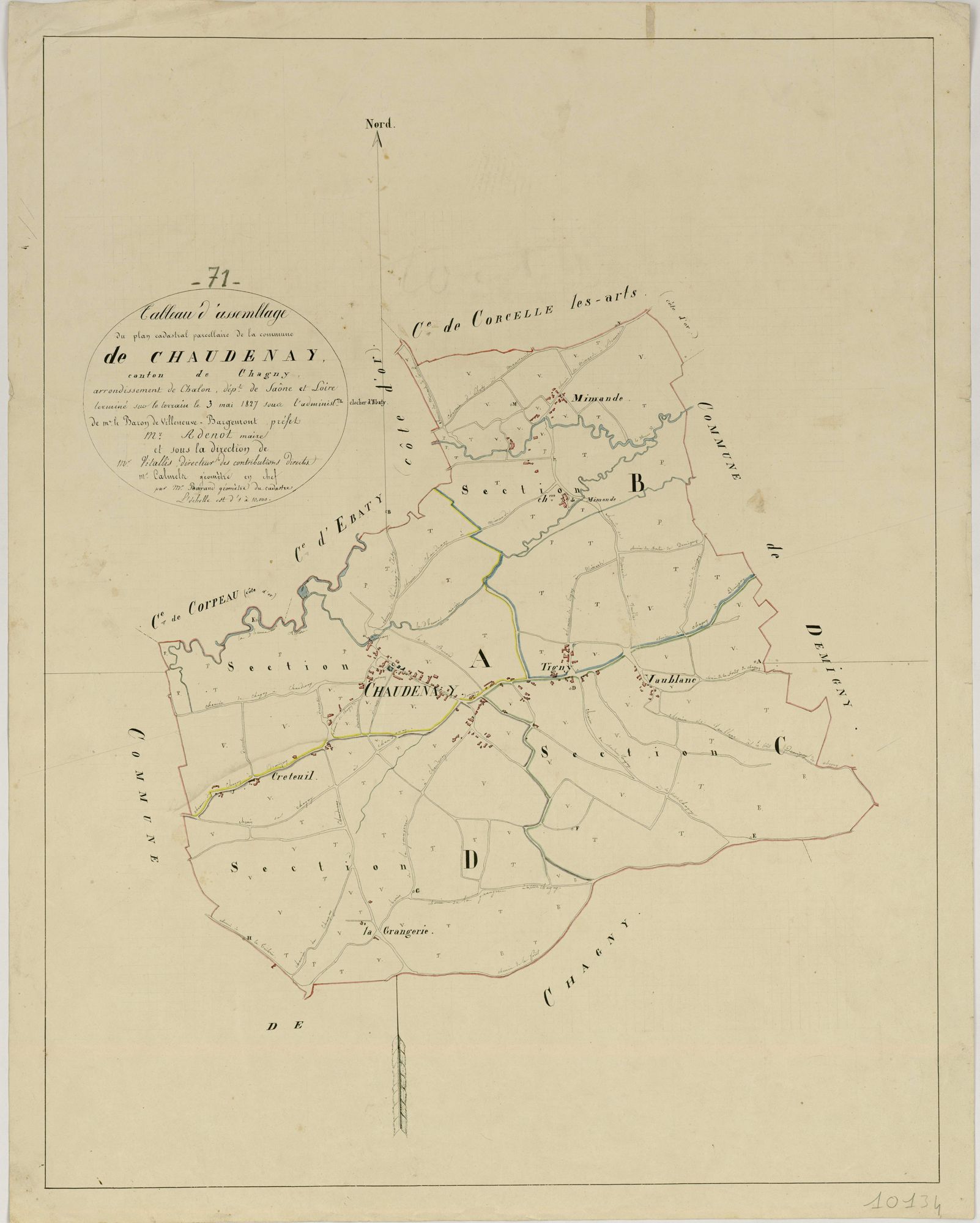 Chaudenay - Toutes sections