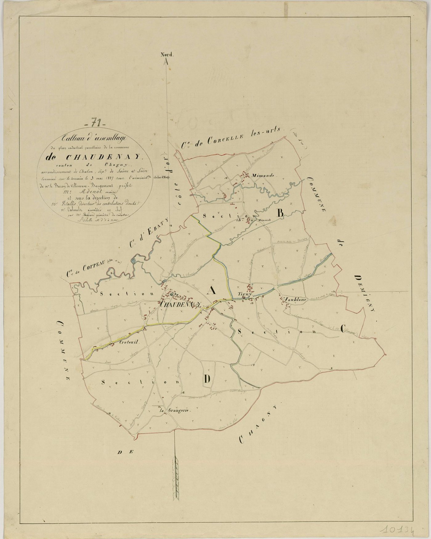 Chaudenay - Toutes sections