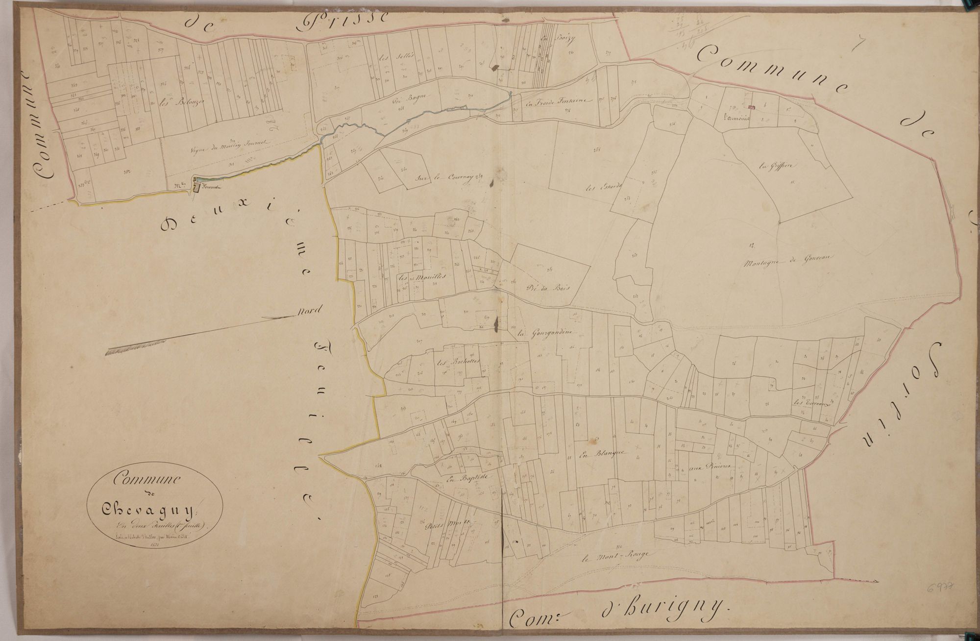 Chevagny-les-Chevrières - Section unique, 1ère feuille