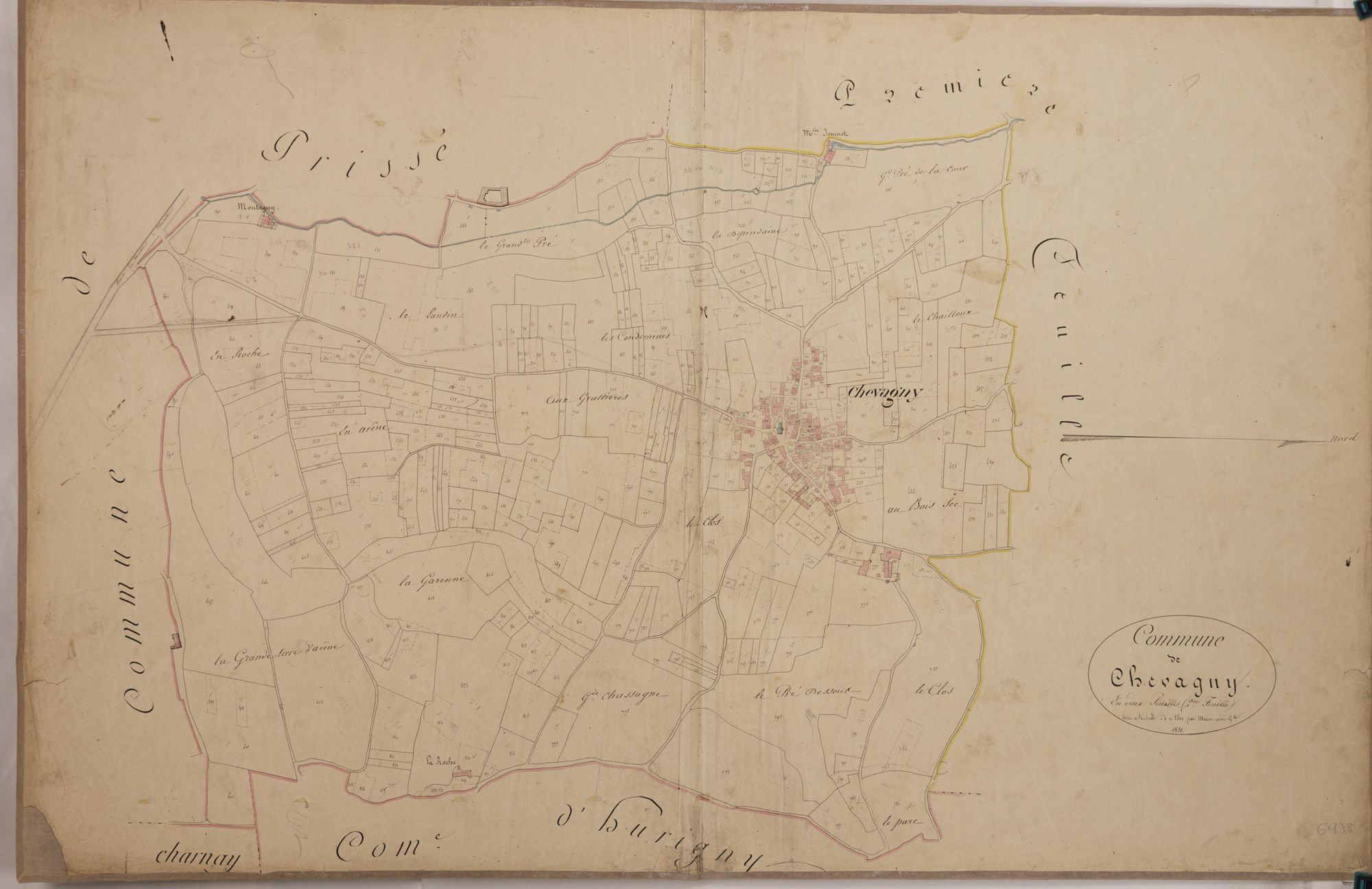 Chevagny-les-Chevrières - Section unique, 2ème feuille