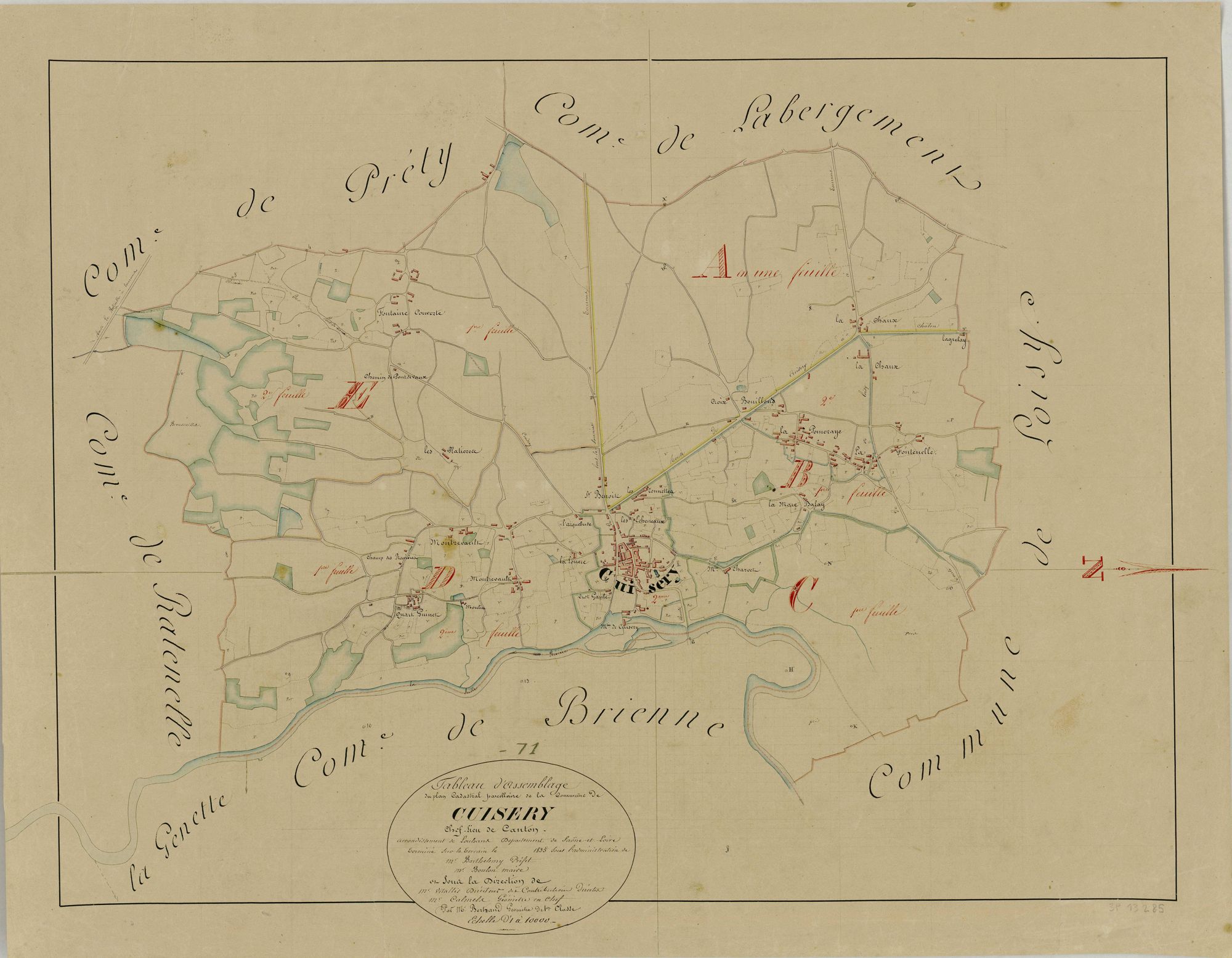 Cuisery - Toutes sections