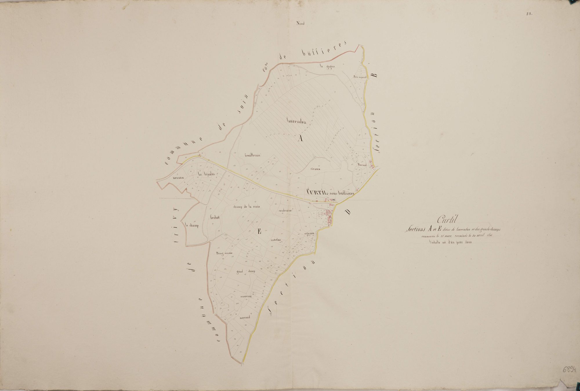 Curtil-sous-Buffières - LAURENDOND, GRANDS CHAMPS