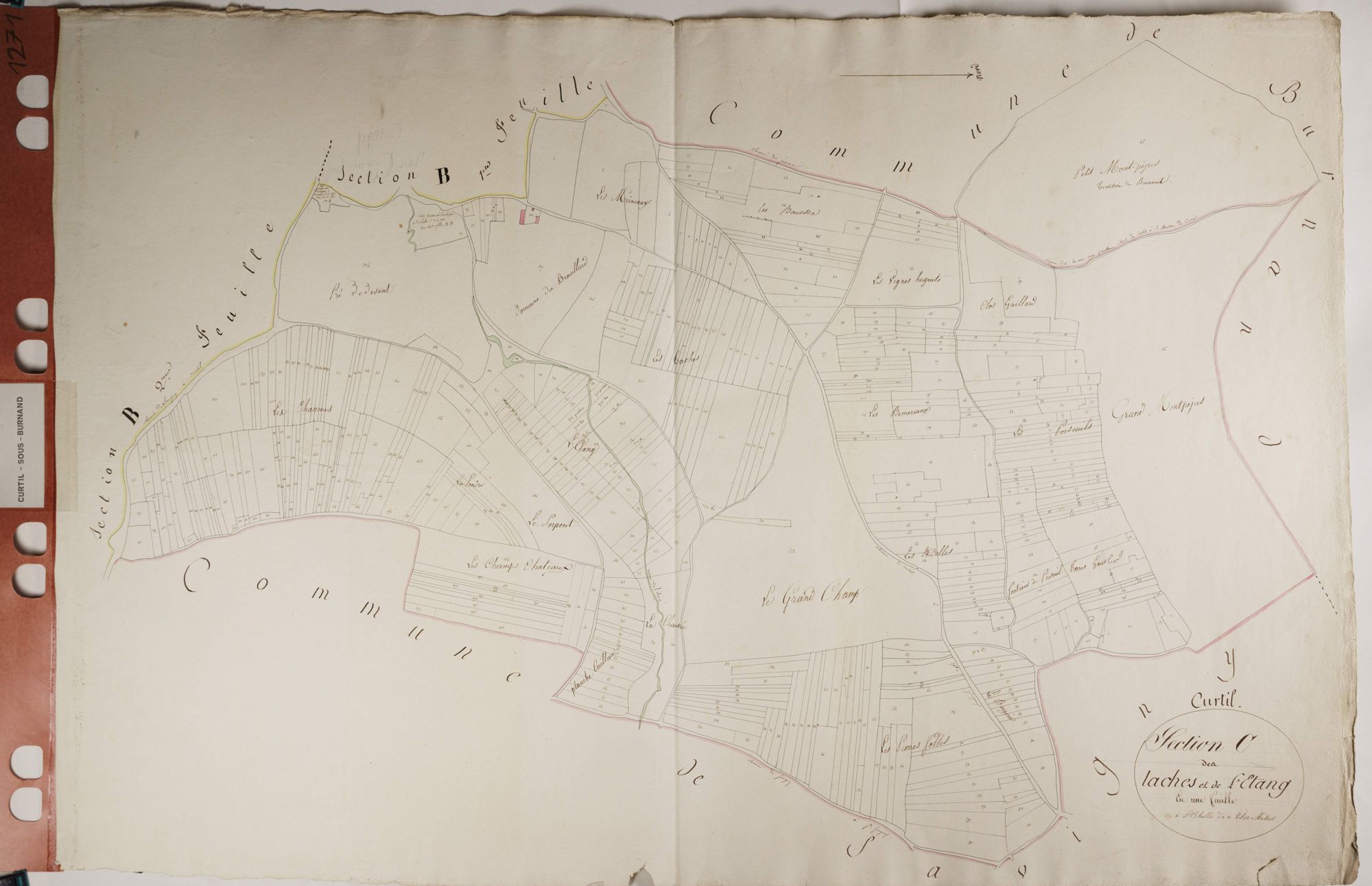 Curtil-sous-Burnand - LES TACHES ET DE L'ÉTANG