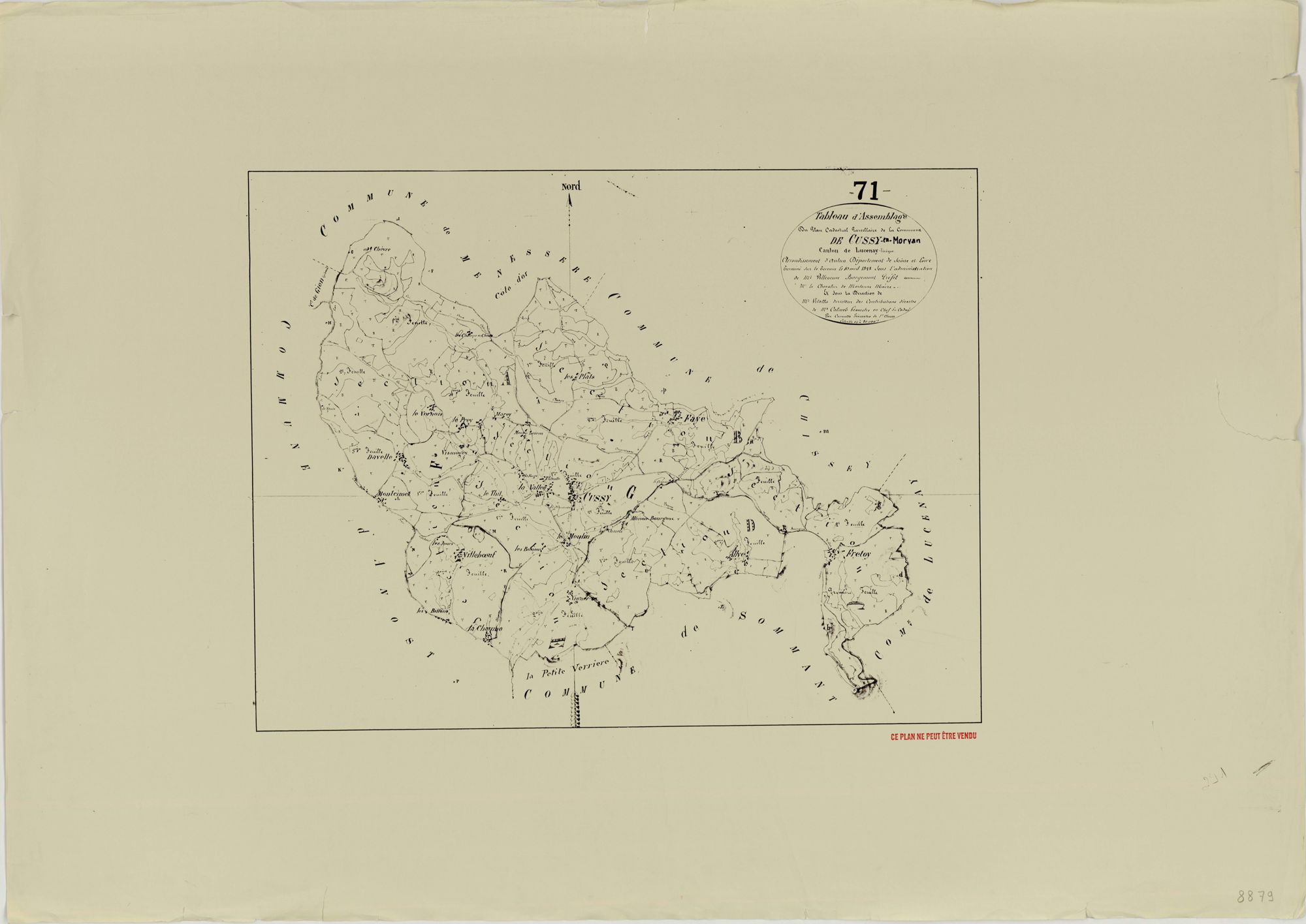 Cussy-en-Morvan - Toutes sections