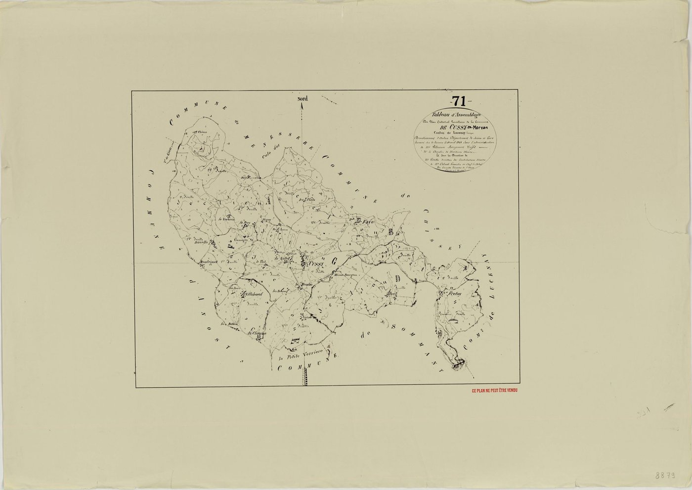 Cussy-en-Morvan - Toutes sections