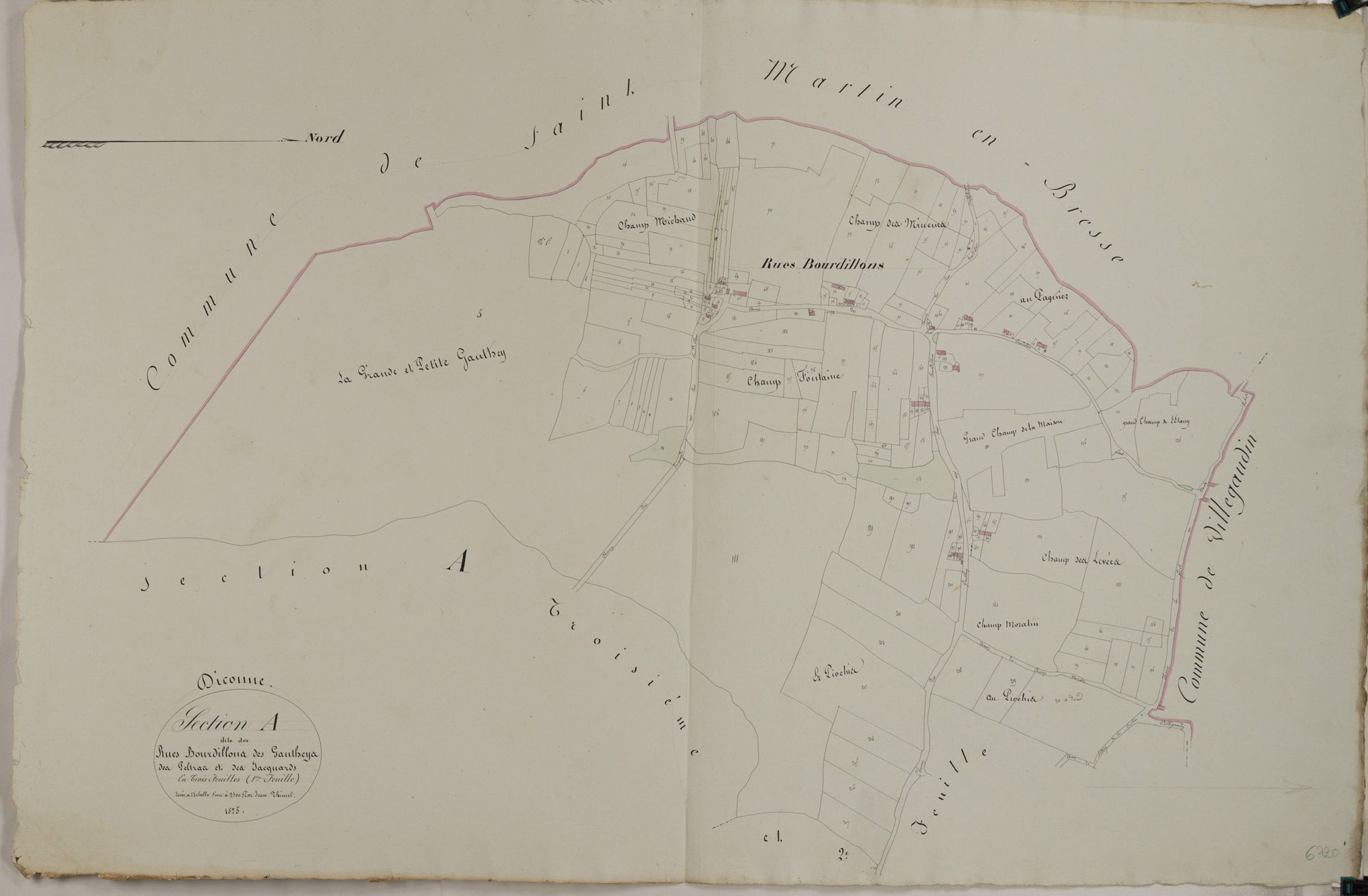 Diconne - LES RUES BOURDILLONS, LES GAUTHEYS, LES PELTRATS, LES JACQUARDS