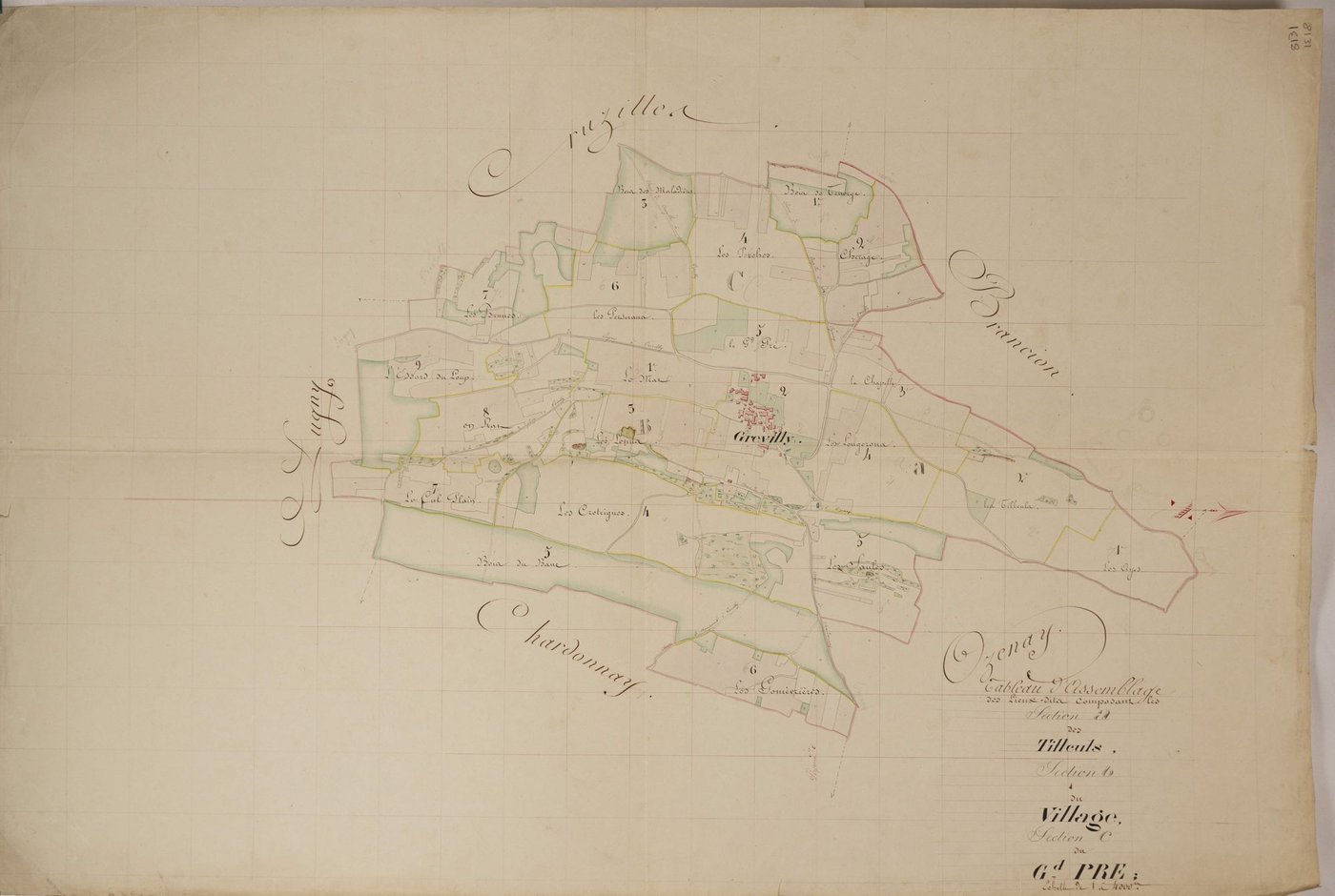 Grevilly - LES TILLEULS, LE VILLAGE, LE GRAND PRÉ