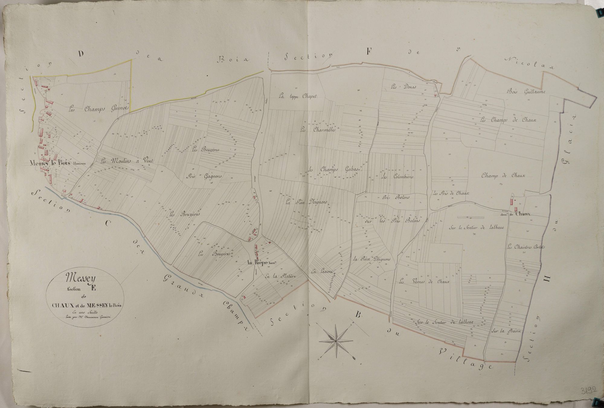 Messey-sur-Grosne - CHAUX, MESSEY LE BOIS
