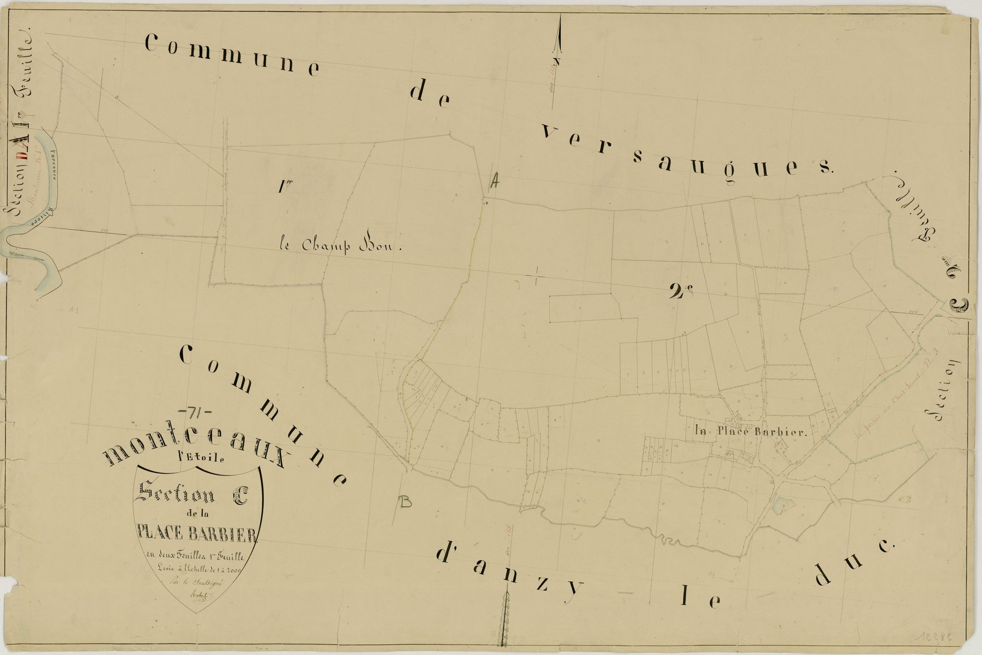 Montceaux-l'Etoile - LE PLAN BARBIER