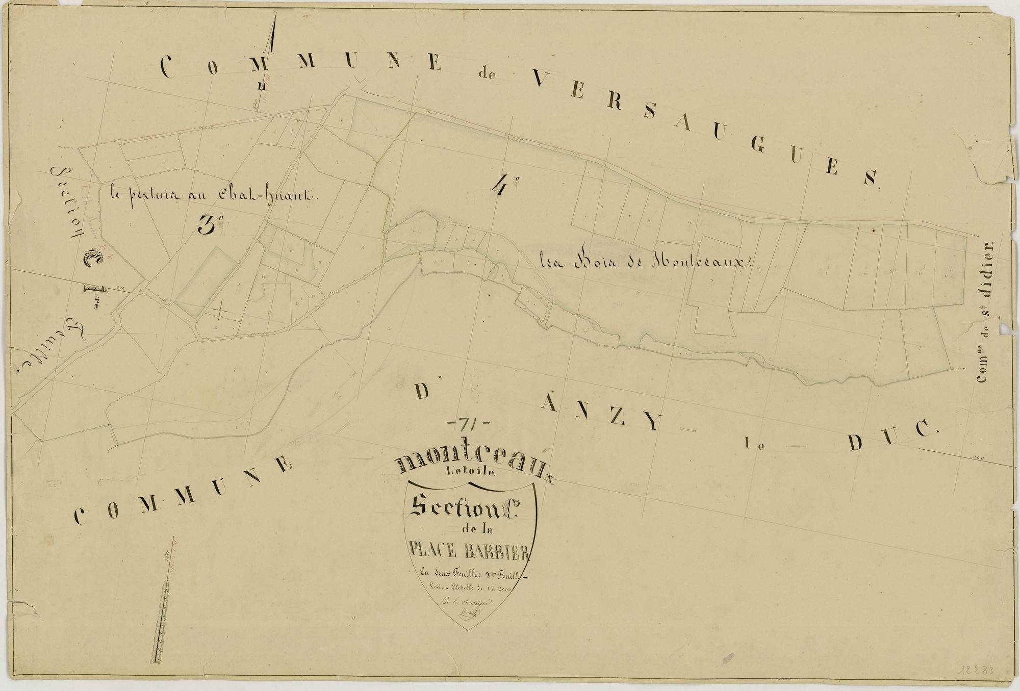Montceaux-l'Etoile - LE PLAN BARBIER