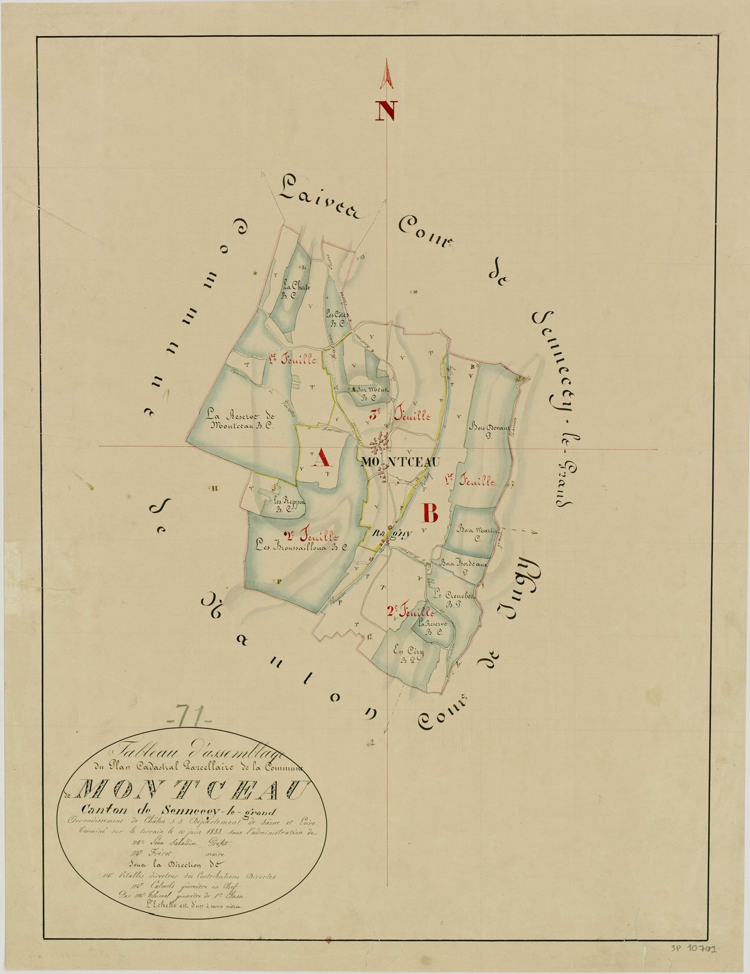 Montceaux-Ragny - Toutes sections