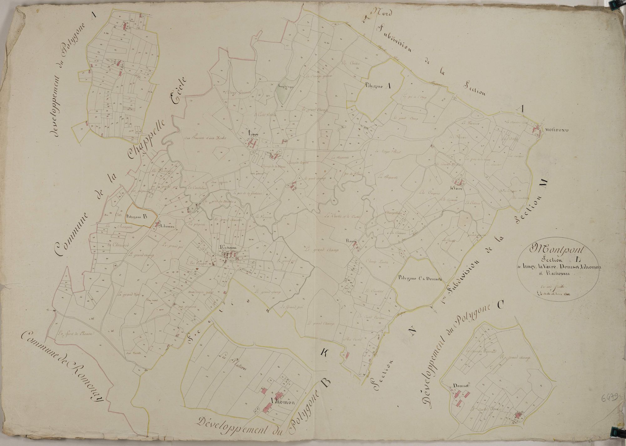 Montpont - LIMEY, LA VAVRE, DENISET, LHOMON, RACHESSIA