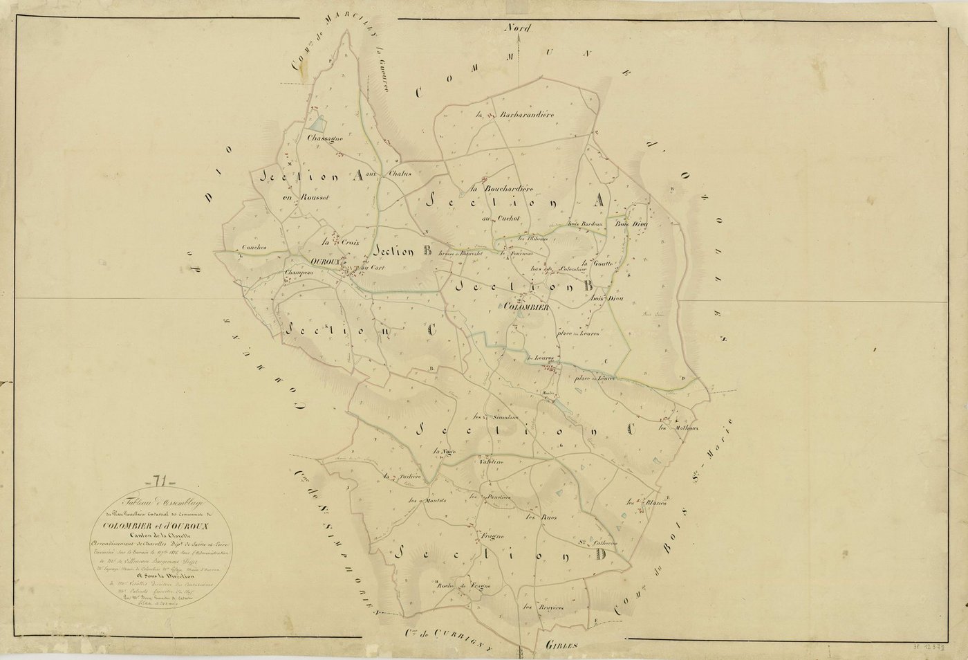 Ouroux-sous-le-Bois-Sainte-Marie - Toutes sections