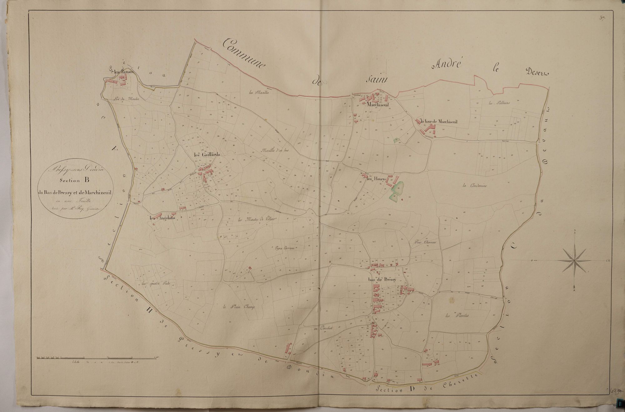 Pressy-sous-Dondin - LE BAS DE PRESSY ET DE MARCHIZEUIL