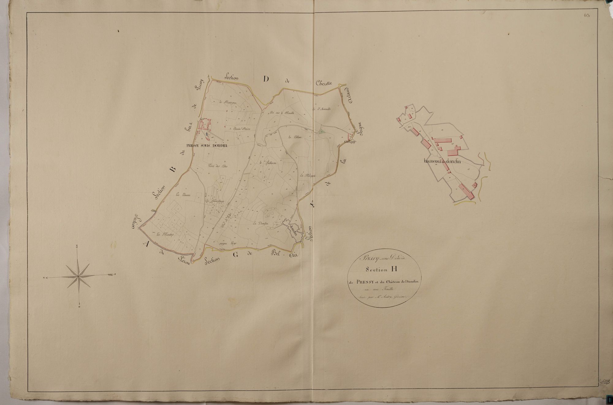Pressy-sous-Dondin - PRESSY, LE CHÂTEAU DE DONDIN