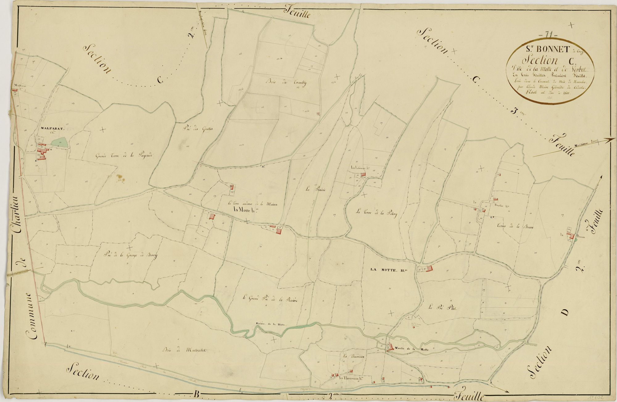 Saint-Bonnet-de-Cray - LA MOTTE, VERBOT
