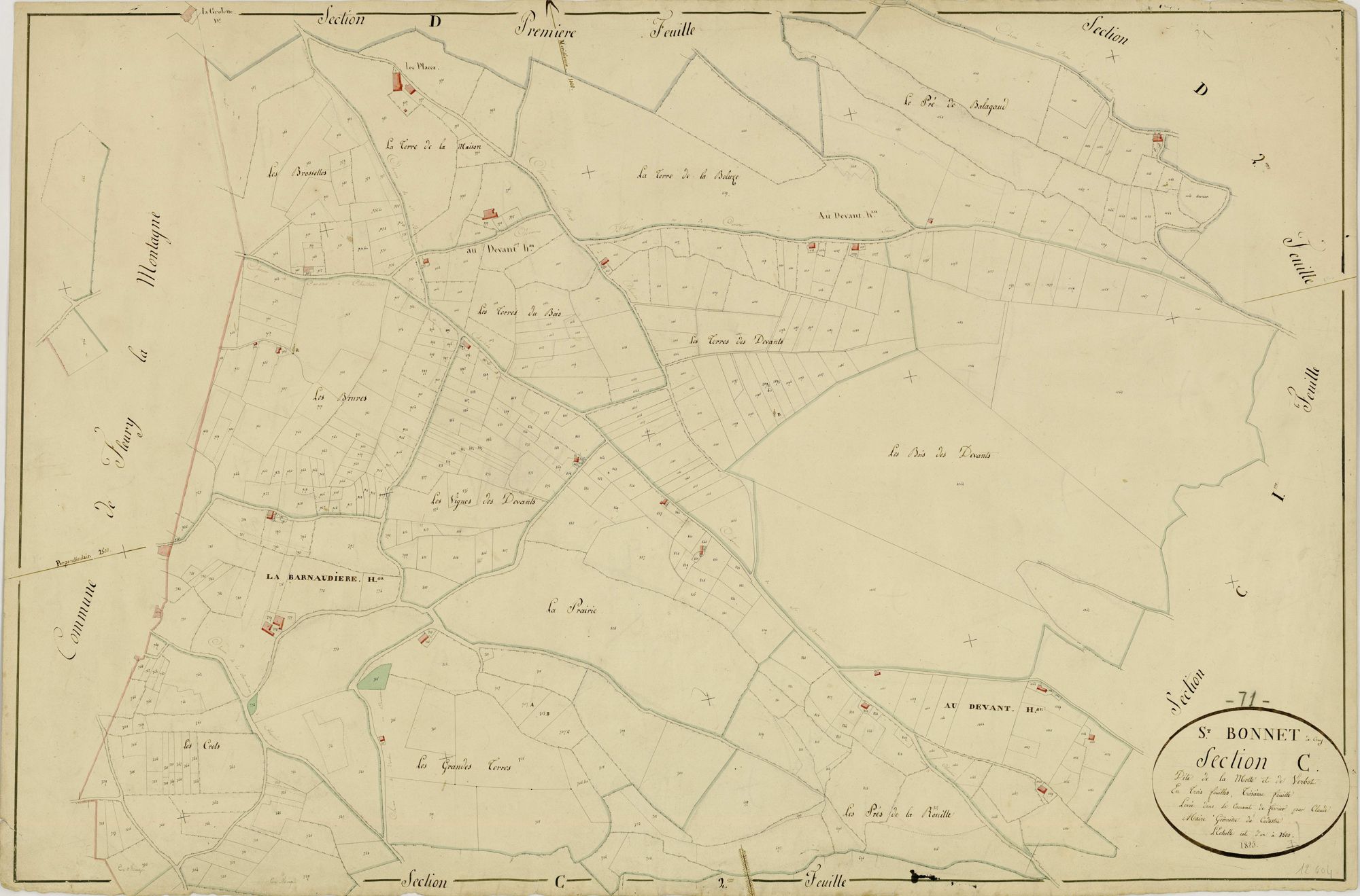 Saint-Bonnet-de-Cray - LA MOTTE, VERBOT