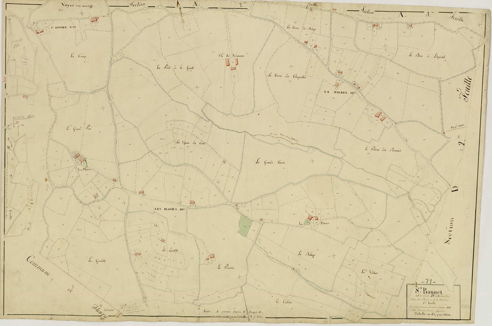 Saint-Bonnet-de-Cray - LES PLACES, LA MOLERY