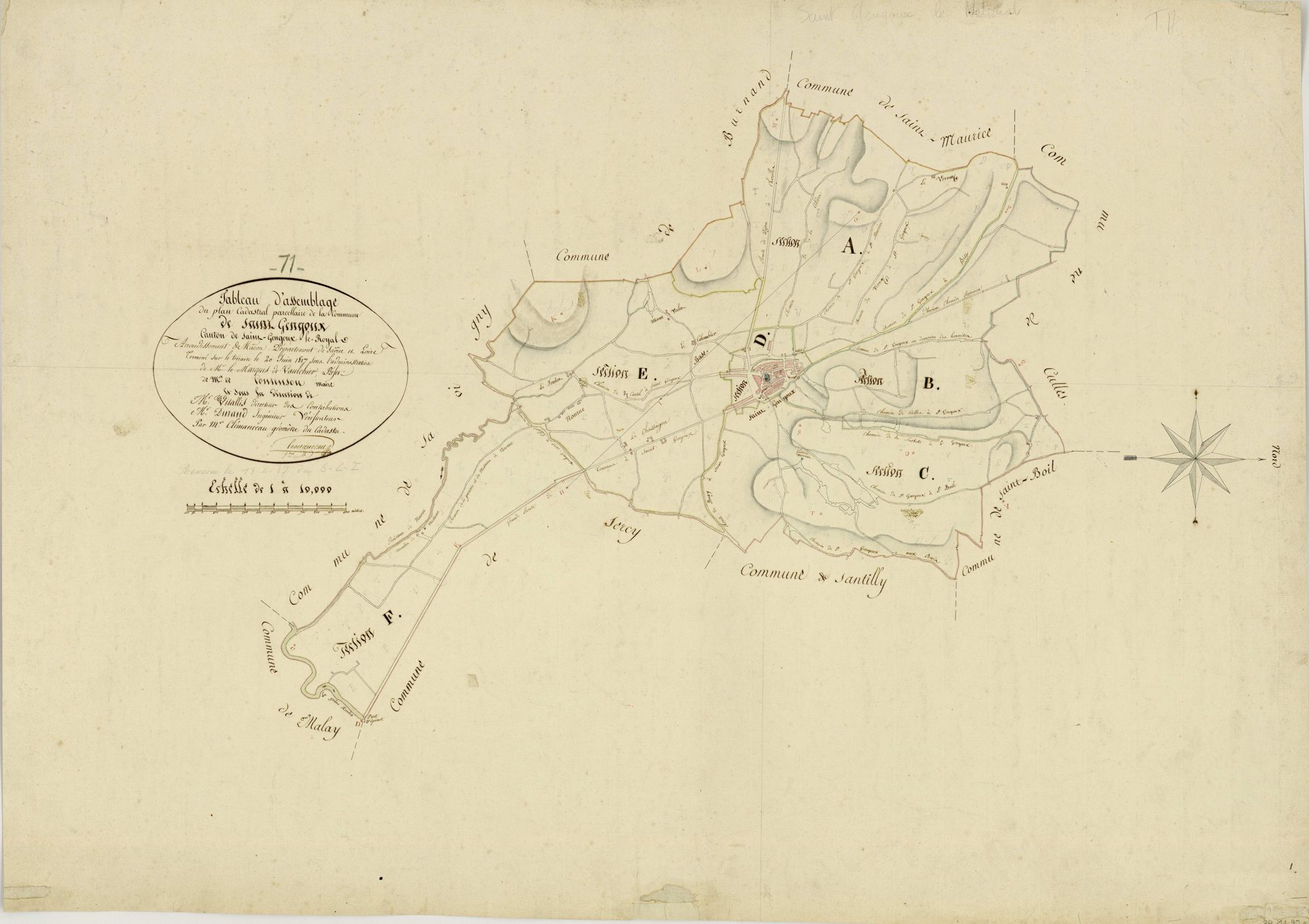 Saint-Gengoux-le-Royal - Toutes sections