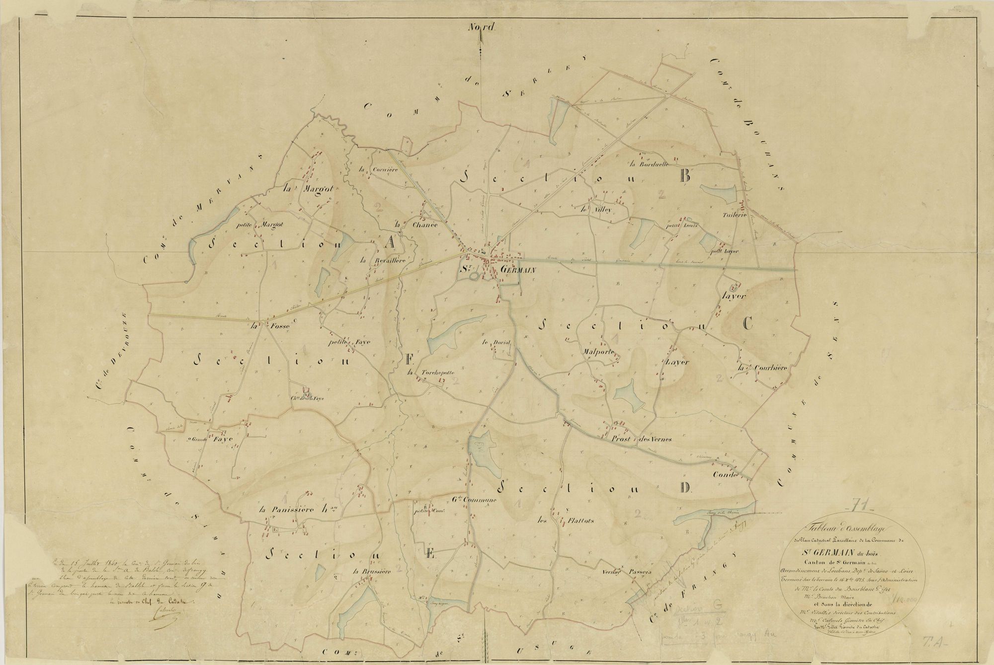 Saint-Germain-du-Bois - Toutes sections