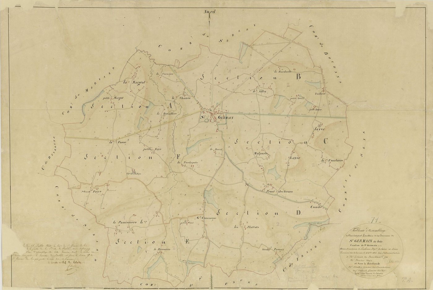 Saint-Germain-du-Bois - Toutes sections