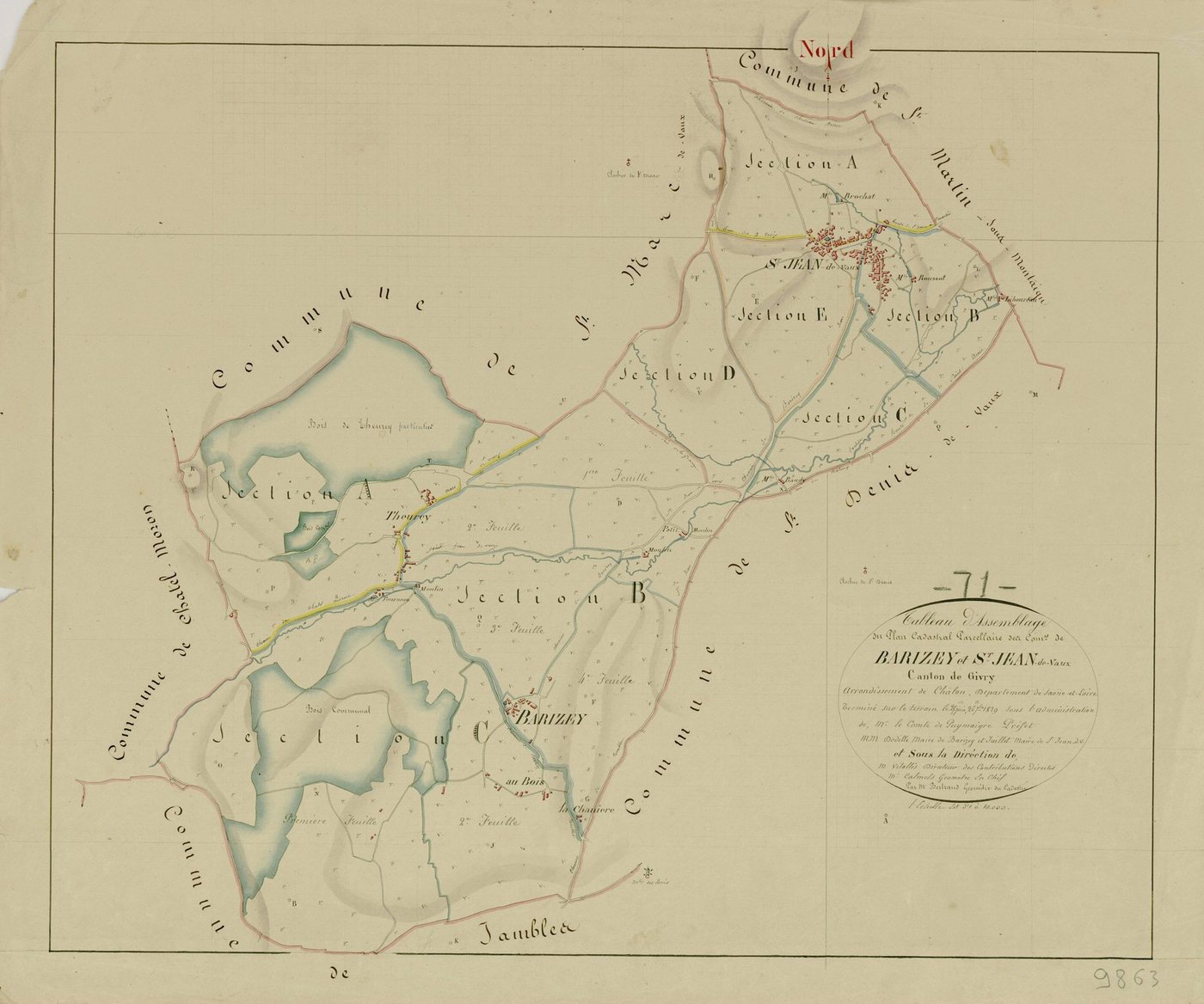 Saint-Jean-de-Vaux - Toutes sections