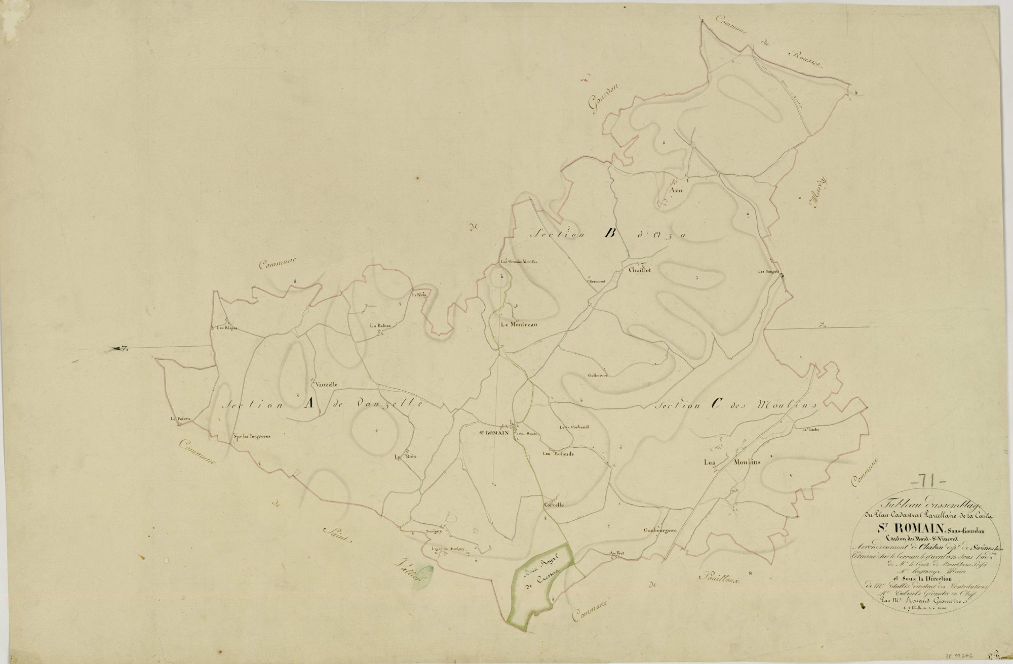 Saint-Romain-sous-Gourdon - Toutes sections