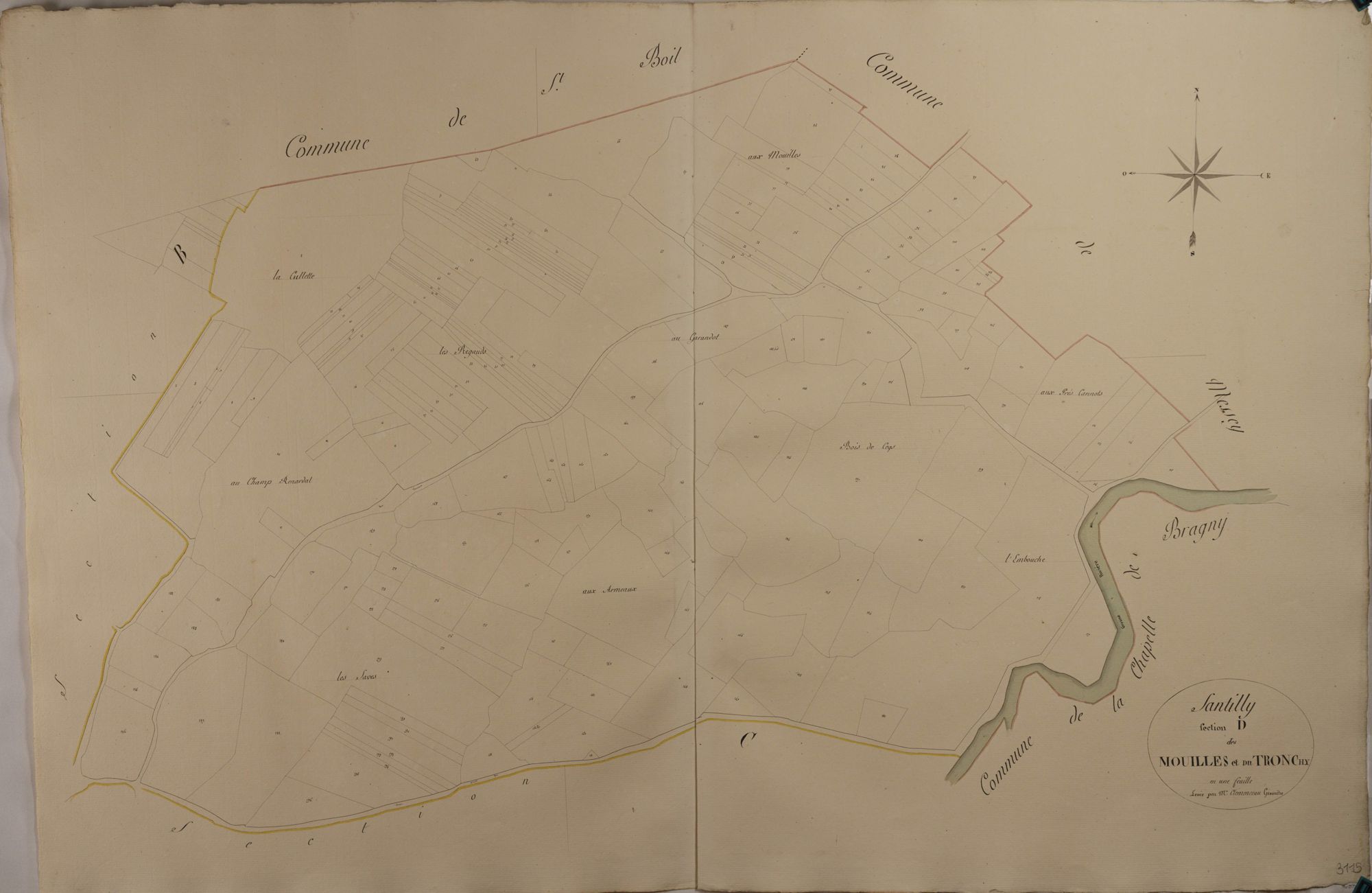 Santilly - LES MOUILLES, LE TRONCHY
