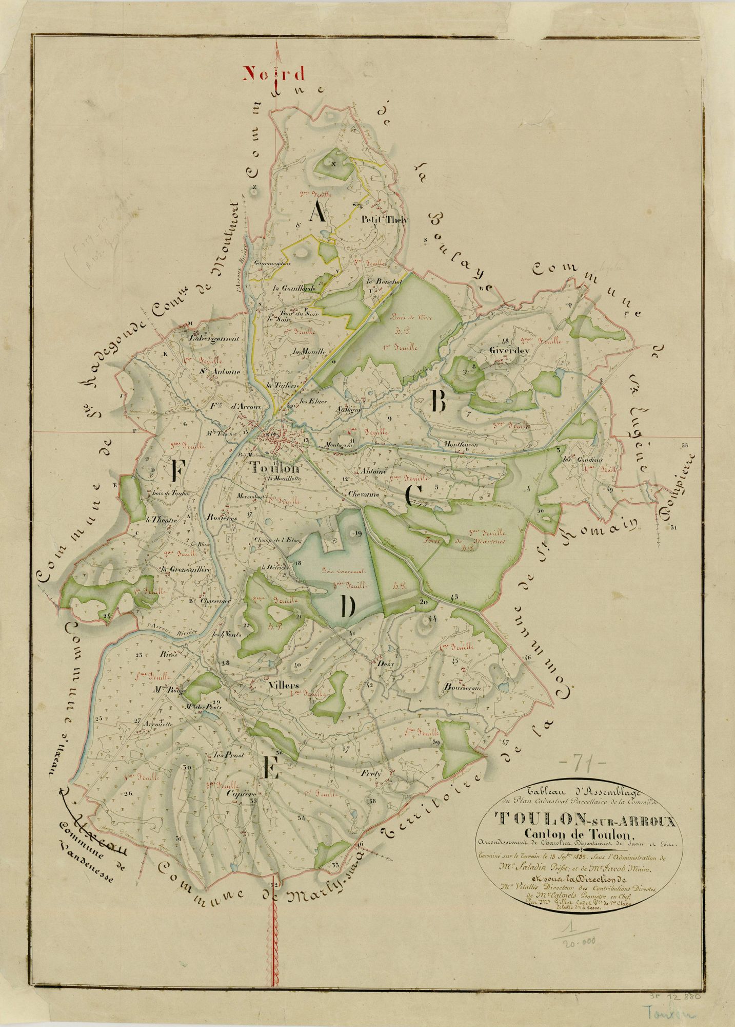 Toulon-sur-Arroux - Toutes sections