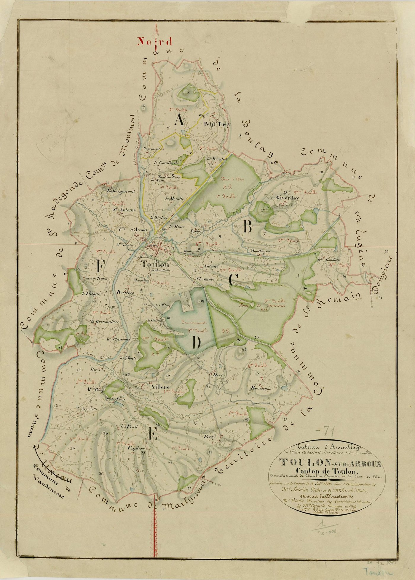 Toulon-sur-Arroux - Toutes sections