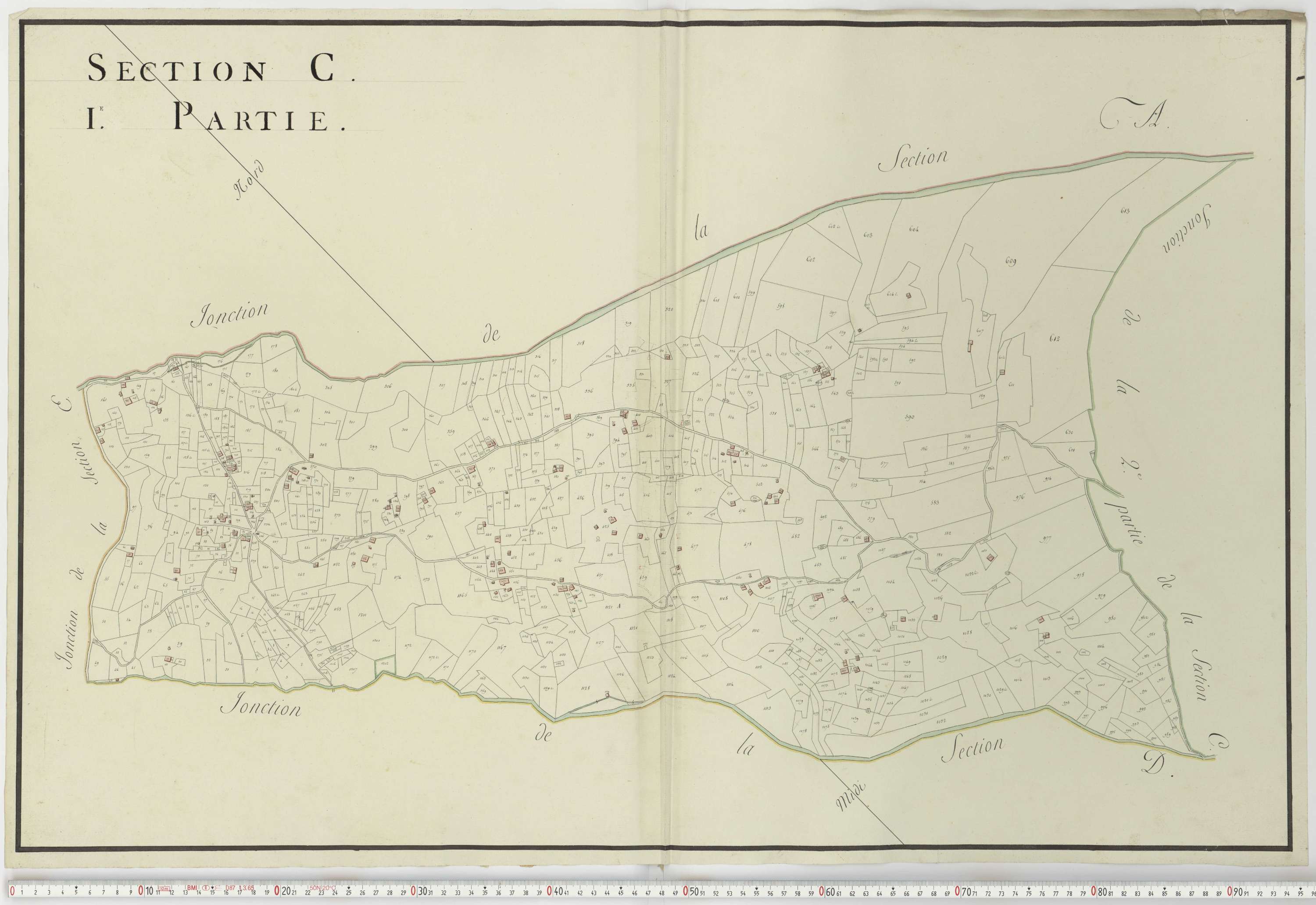 Aiguebelle - Cadastre napoléonien : plan cadastral. - Notre-Dame-des-Millières, Pallud, Plancherine, Saint-Sigismond, Thénésol, Tournon, Verrens-Arvey, Saint-Vital.