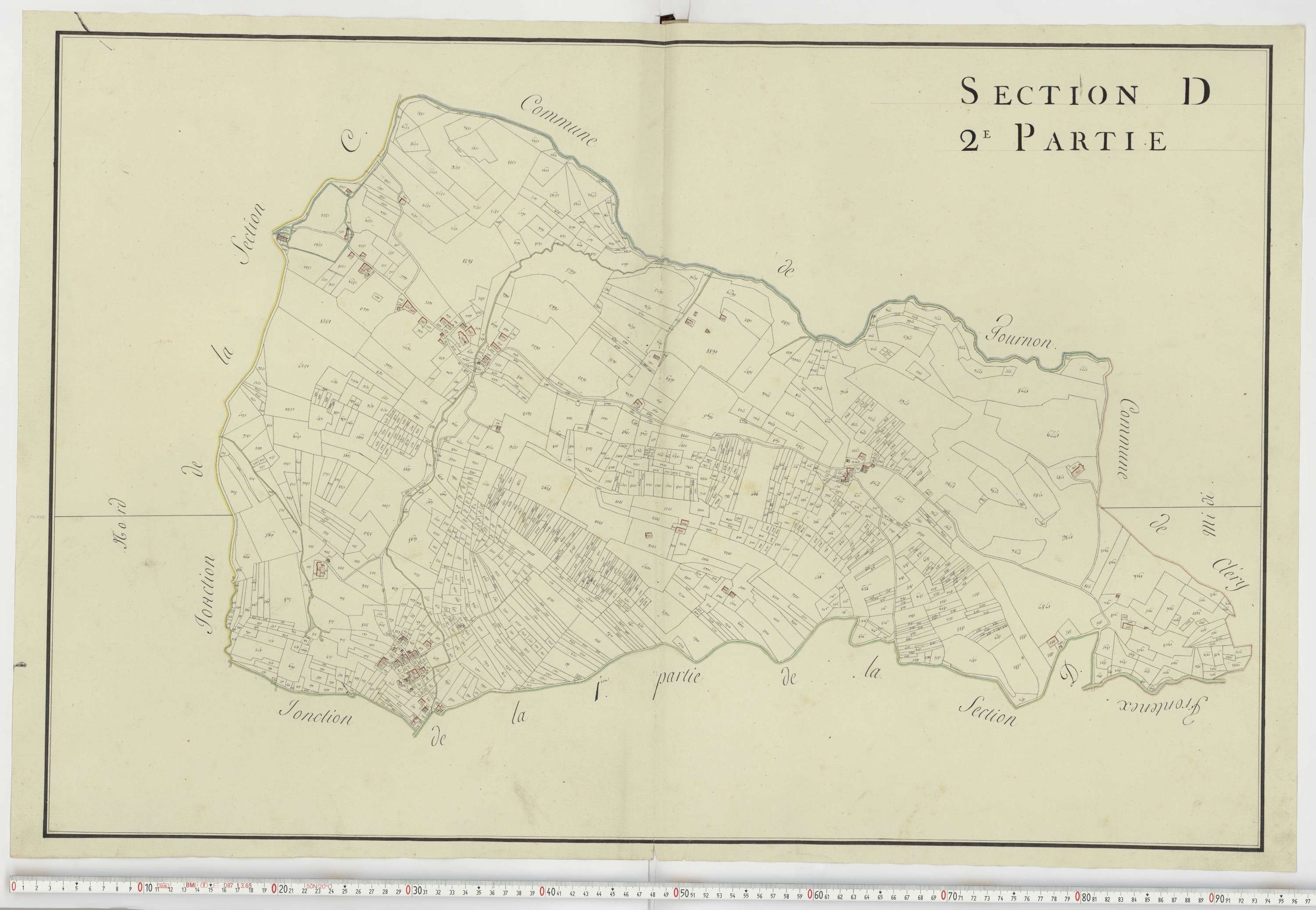 Aiguebelle - Cadastre napoléonien : plan cadastral. - Notre-Dame-des-Millières, Pallud, Plancherine, Saint-Sigismond, Thénésol, Tournon, Verrens-Arvey, Saint-Vital.