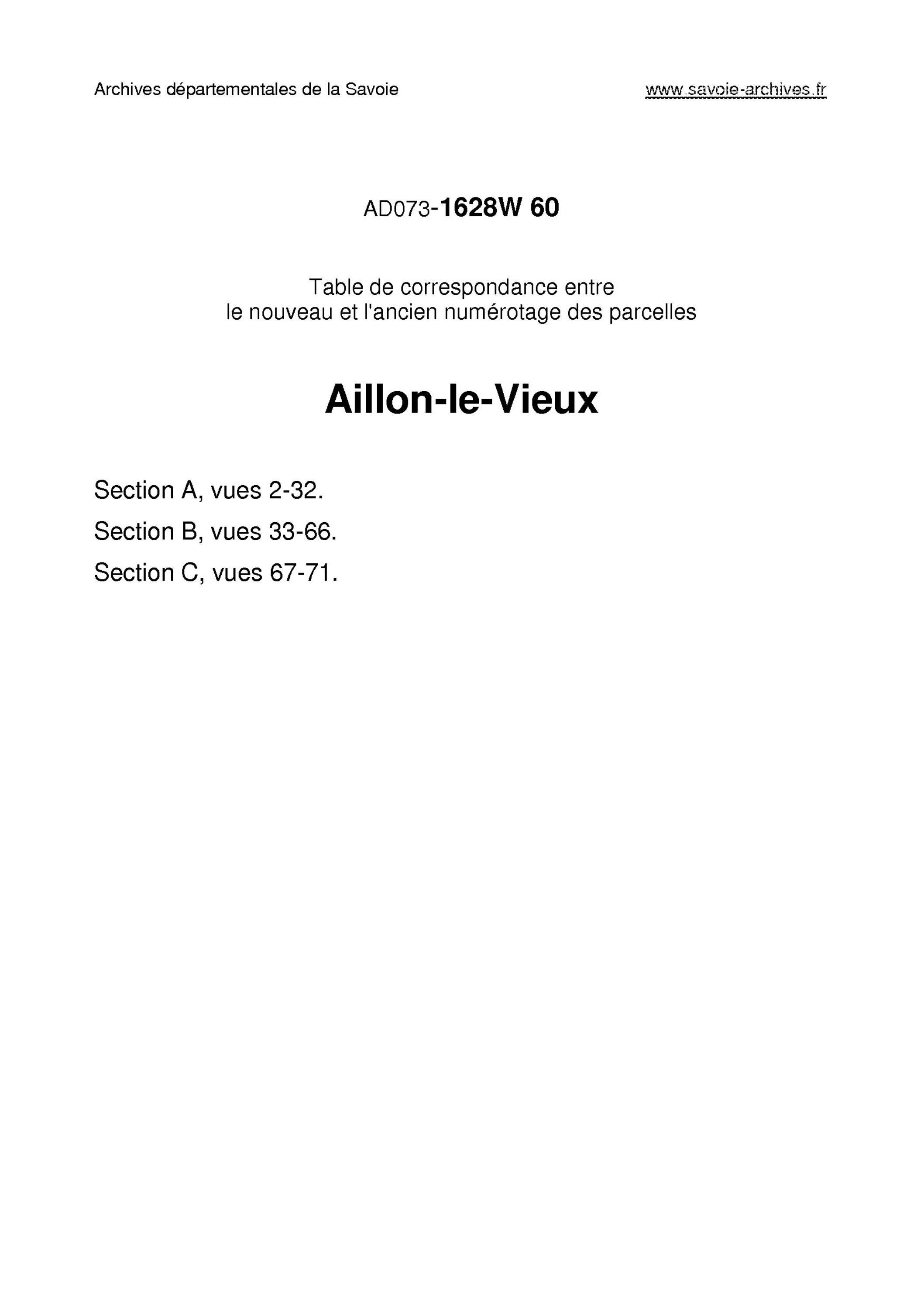 Aillon-le-Jeune - Aillon-le-Vieux