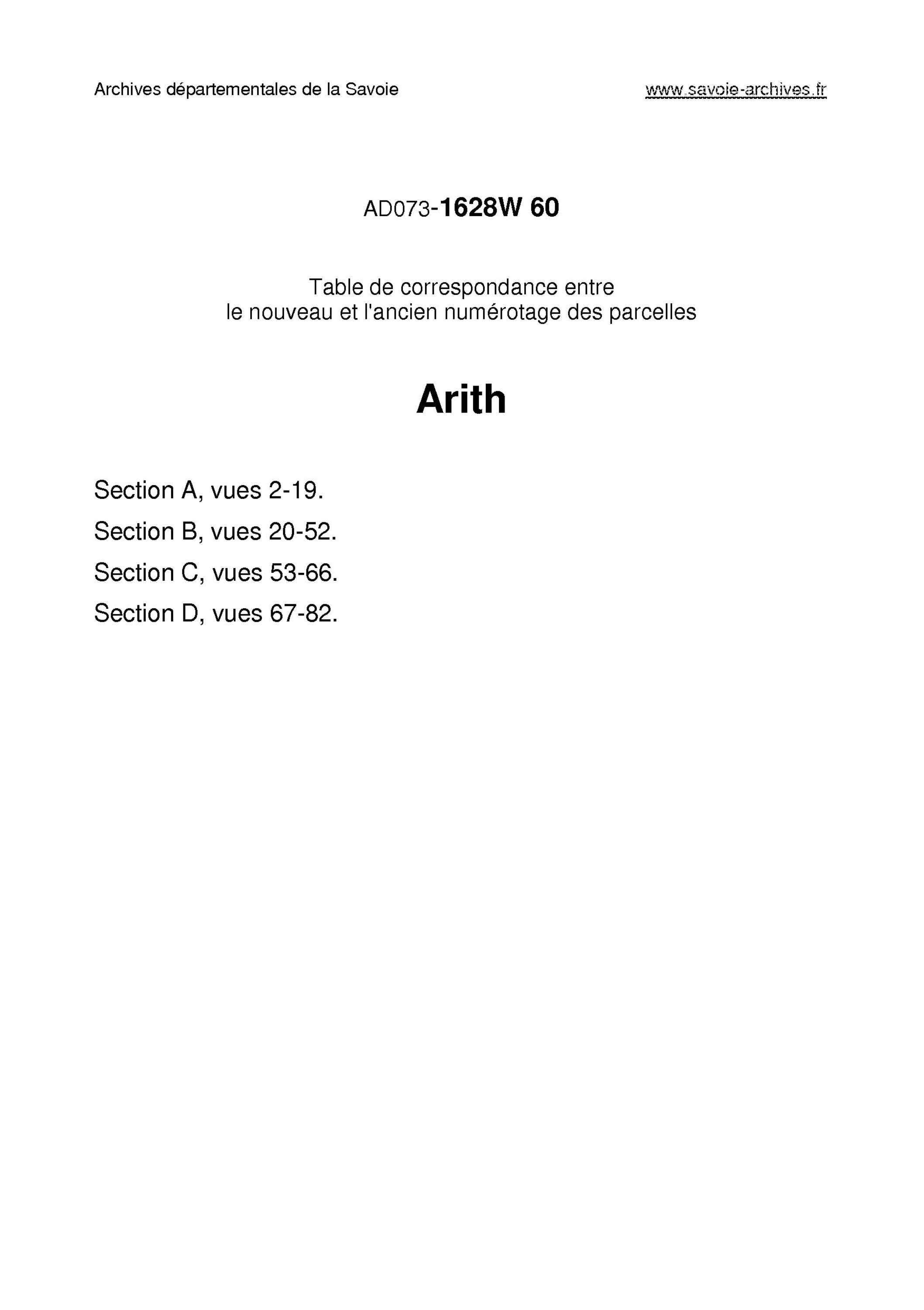 Aillon-le-Jeune - Arith