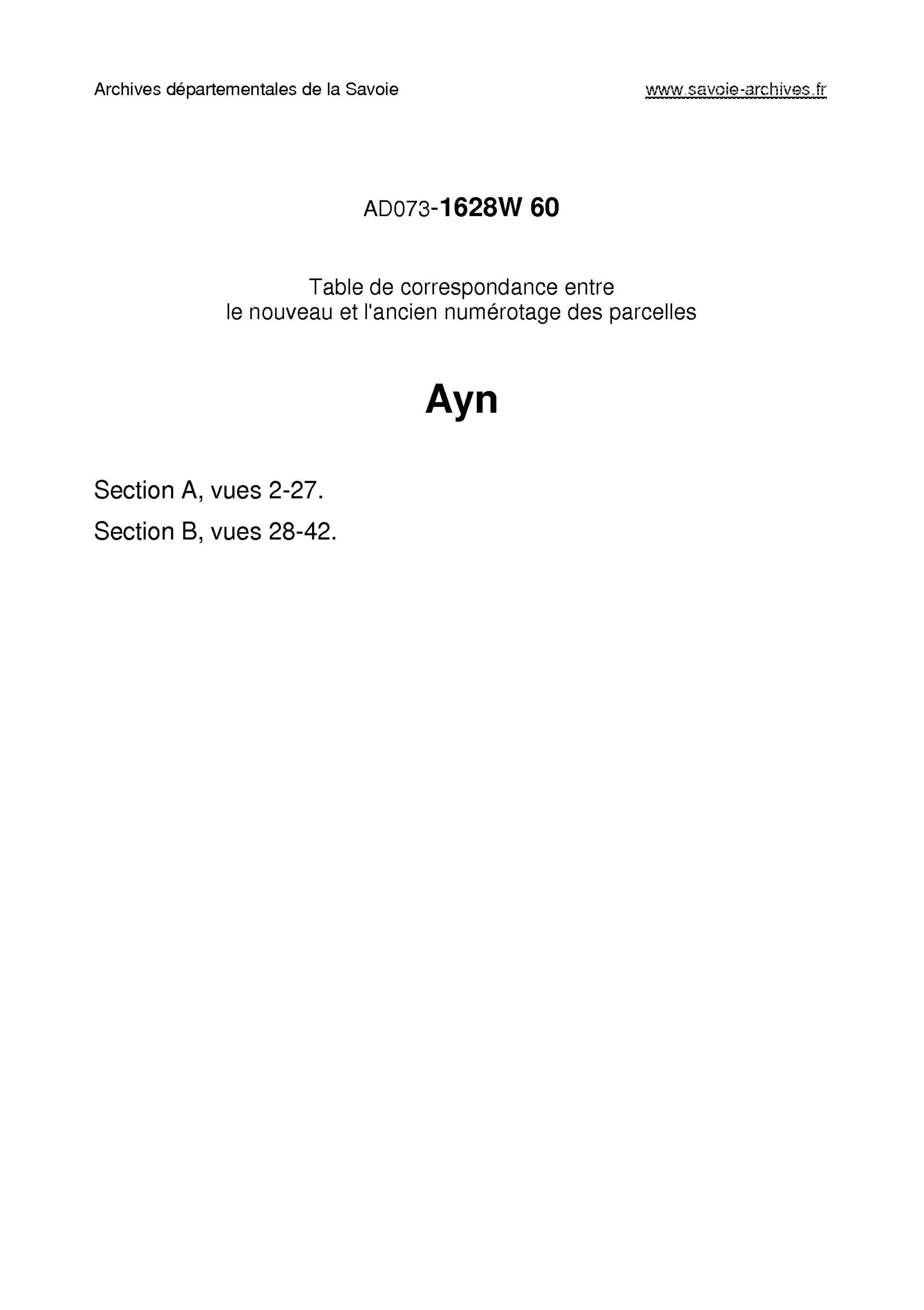 Aillon-le-Jeune - Ayn