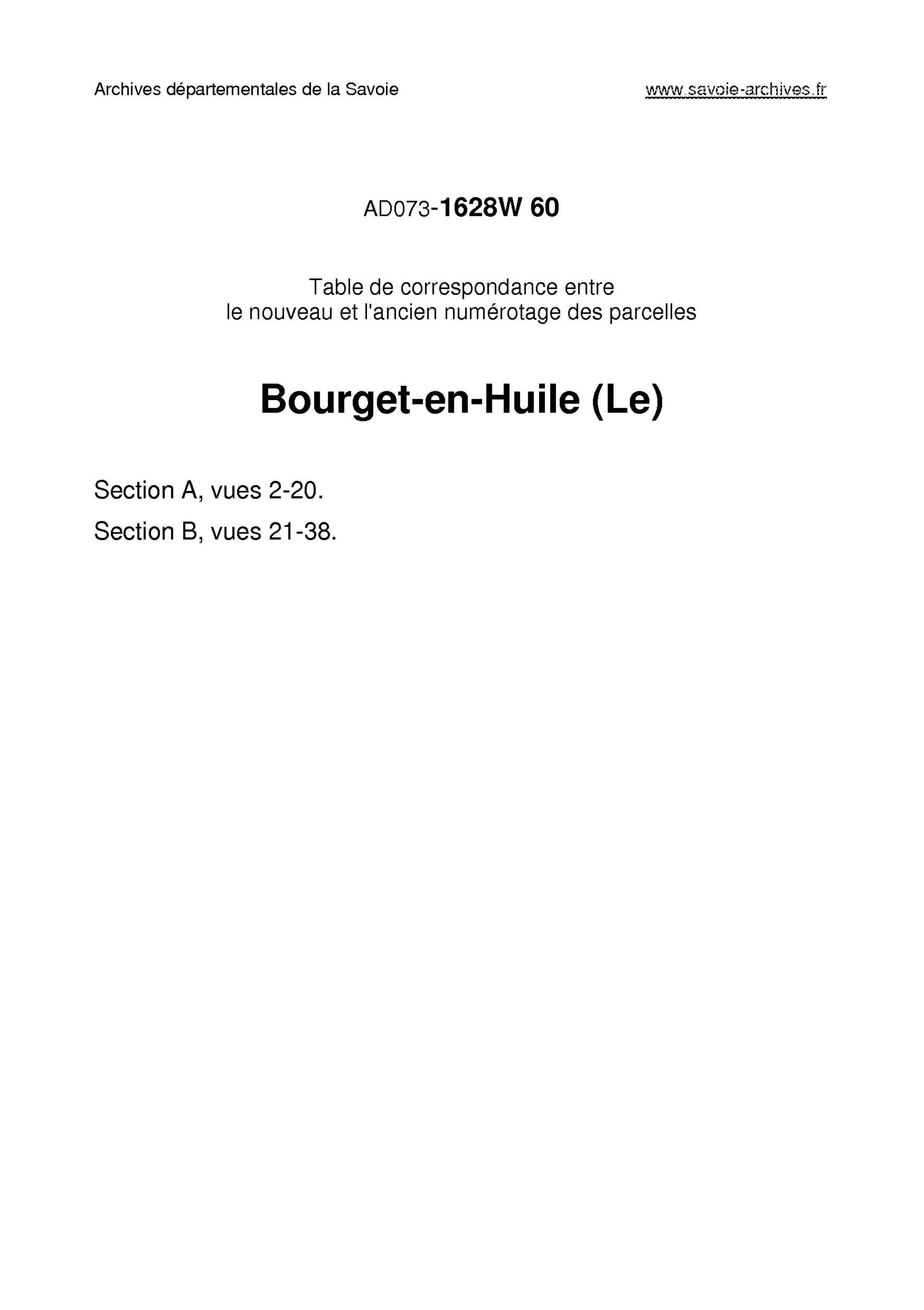Aillon-le-Jeune - Bourget-en-Huile (Le)