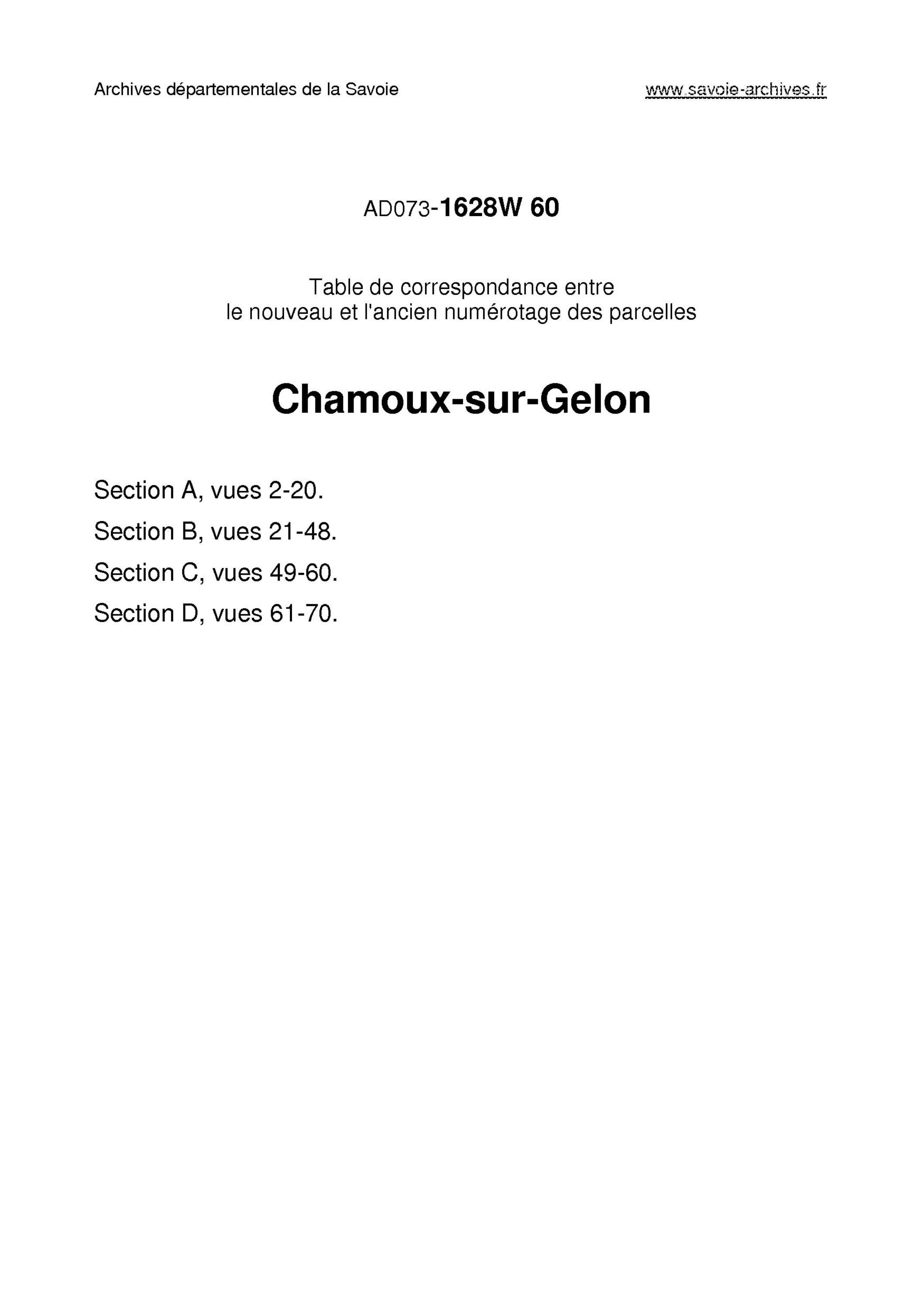Aillon-le-Jeune - Chamoux-sur-Gelon