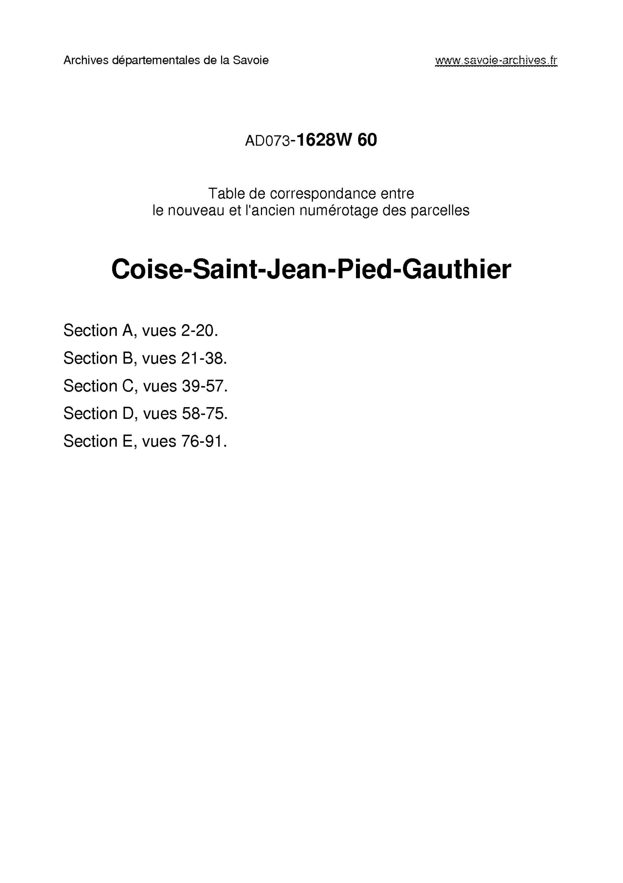 Aillon-le-Jeune - Coise-Saint-Jean-Pied-Gauthier