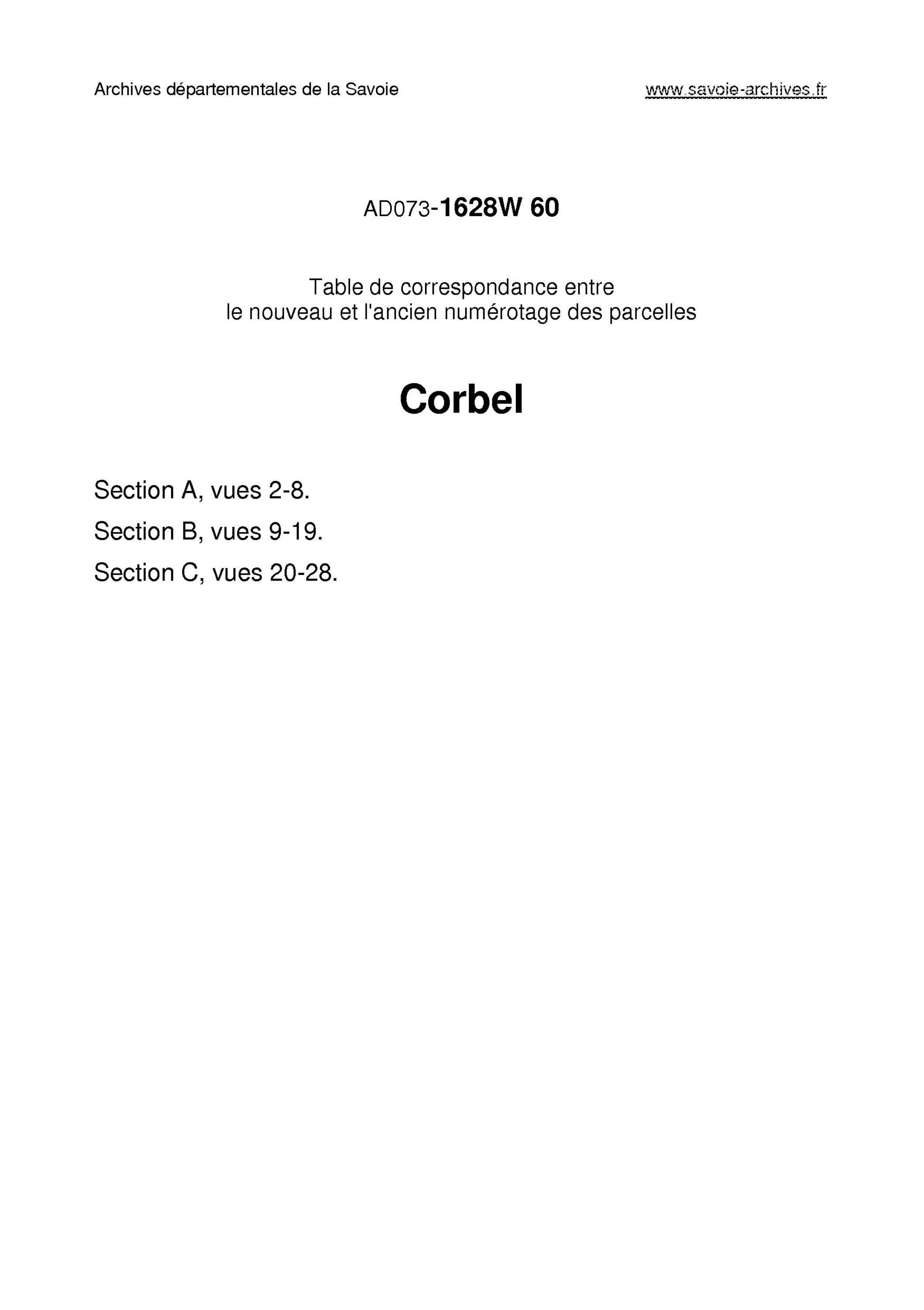 Aillon-le-Jeune - Corbel