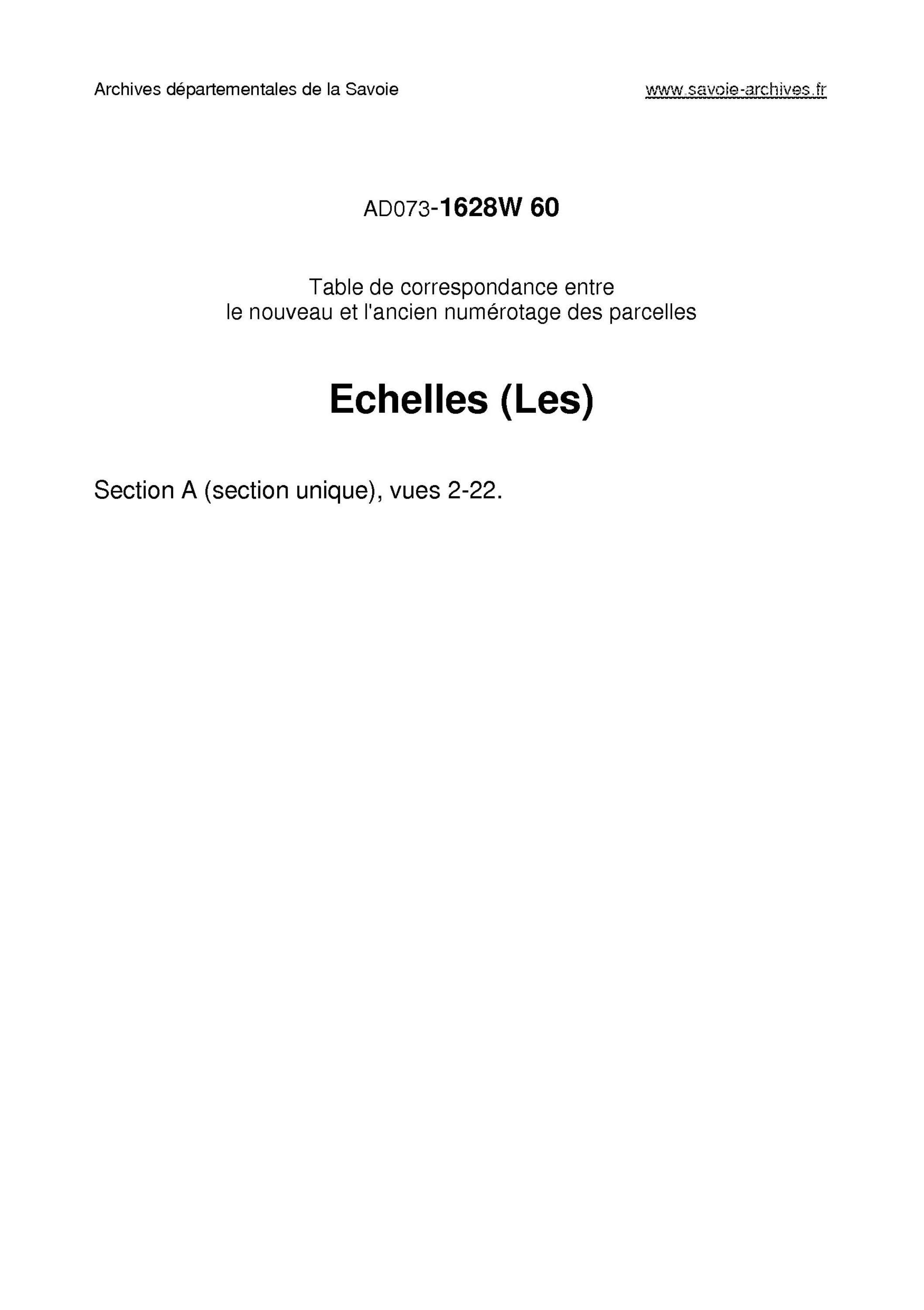 Aillon-le-Jeune - Echelles (Les)