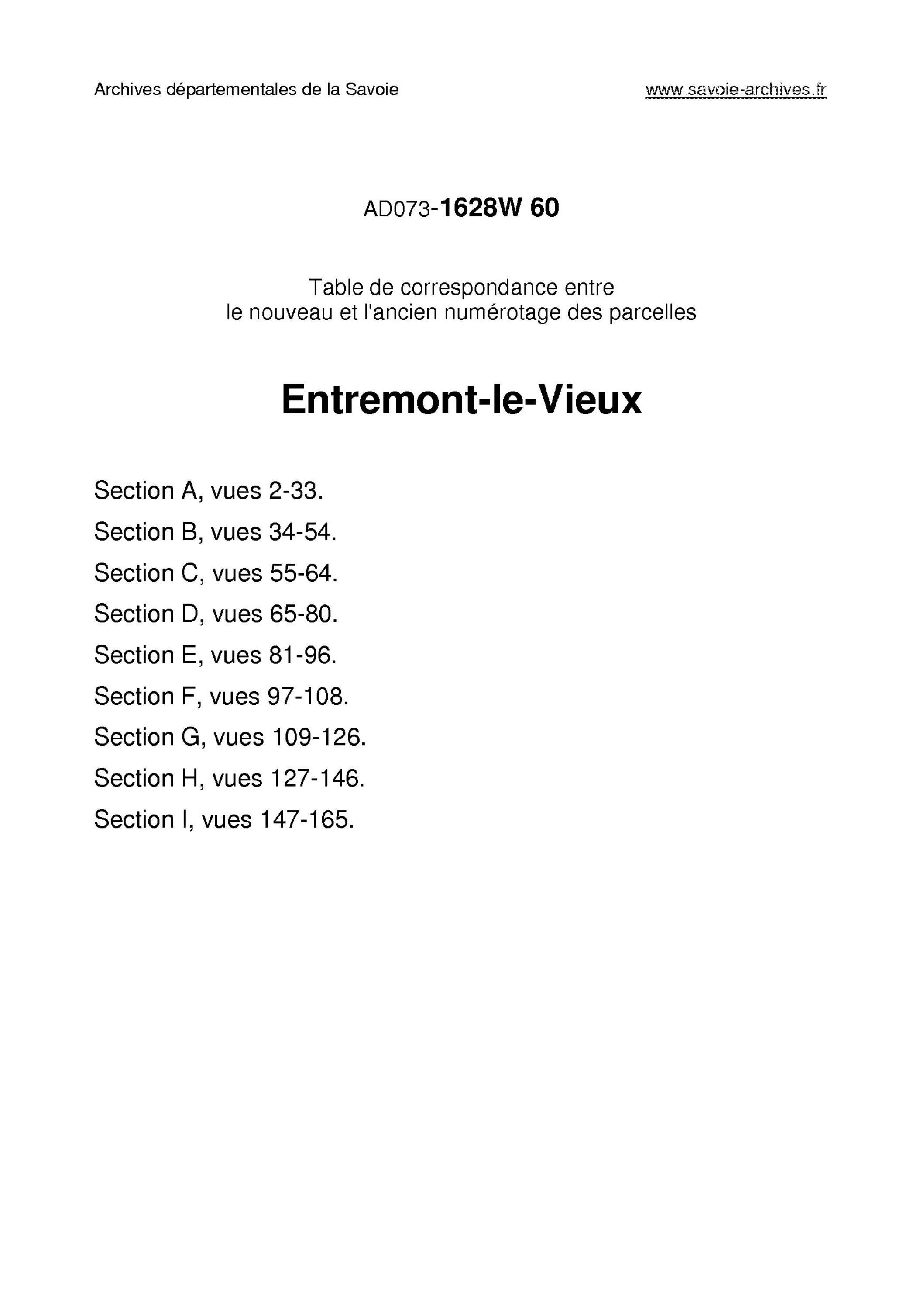 Aillon-le-Jeune - Entremont-le-Vieux