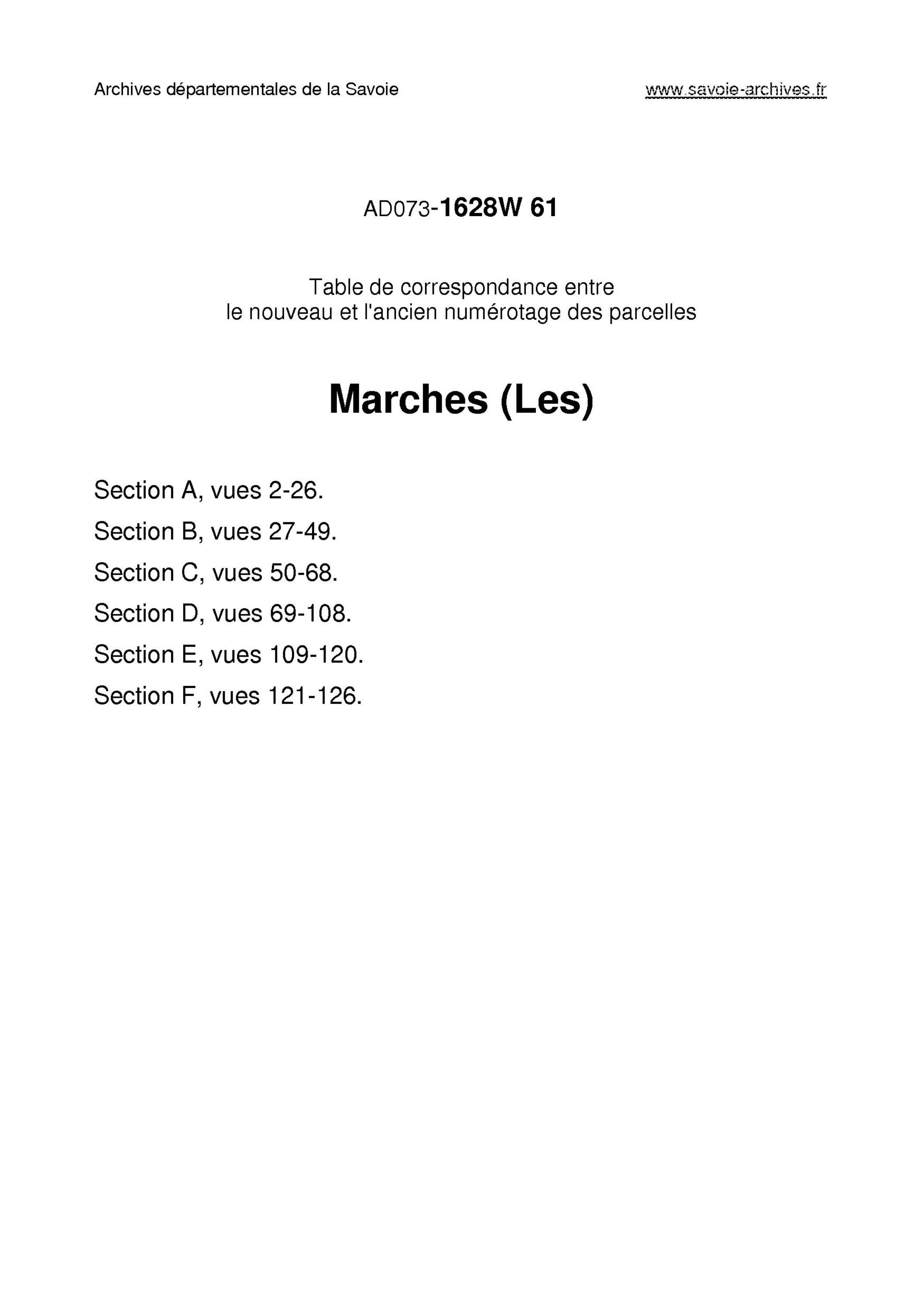Aillon-le-Jeune - Marches (Les)