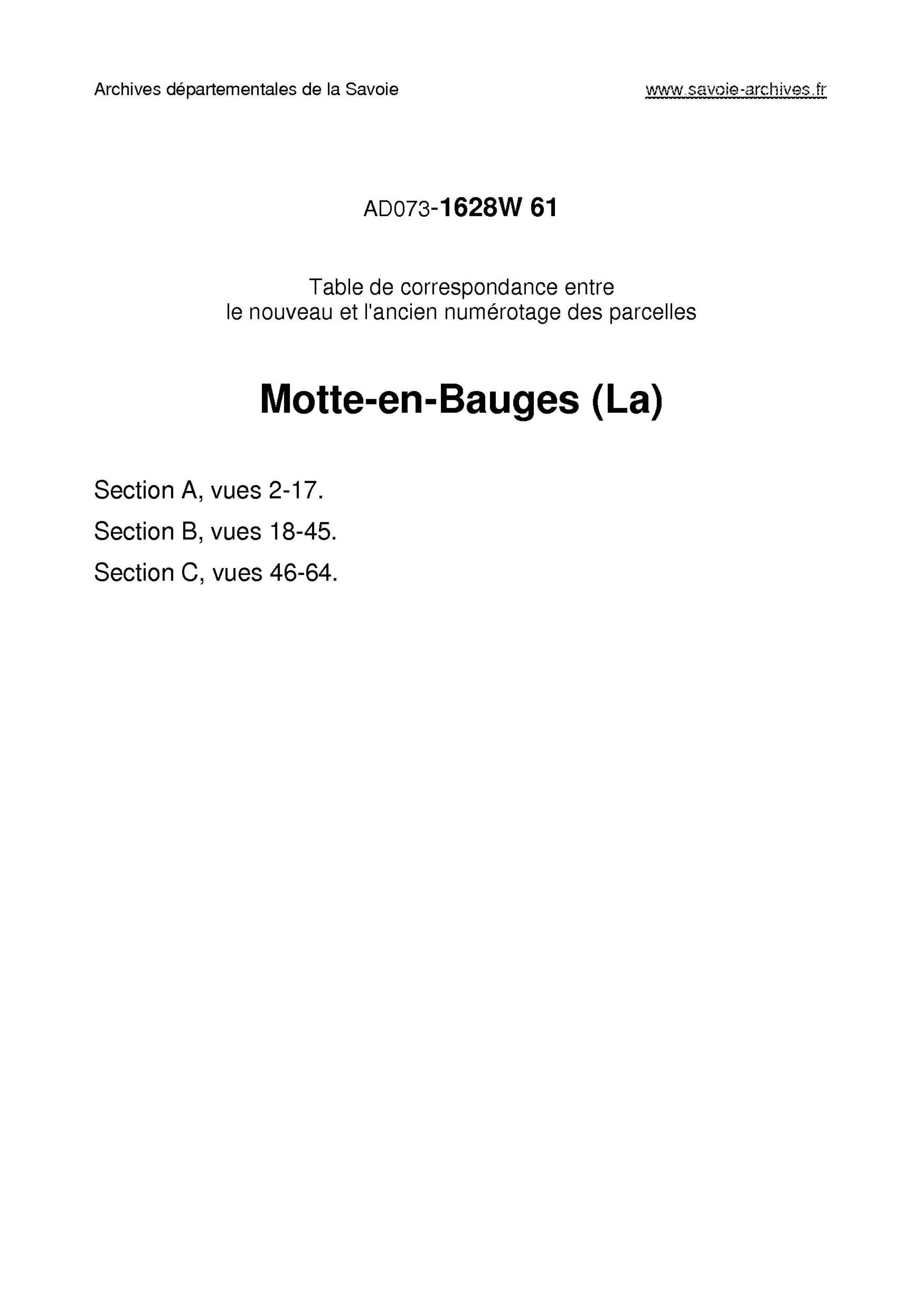 Aillon-le-Jeune - Motte-en-Bauges (La)