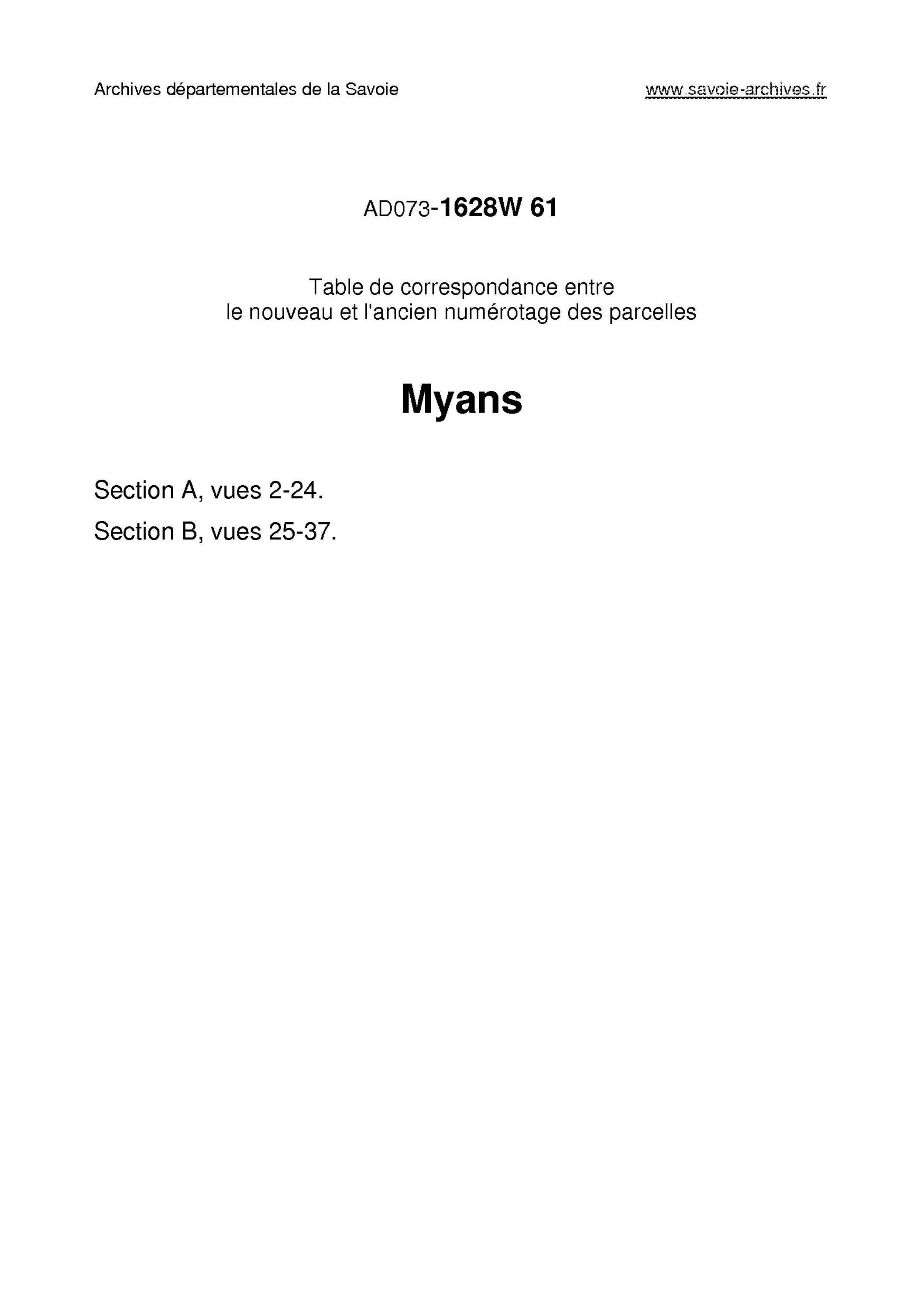 Aillon-le-Jeune - Myans