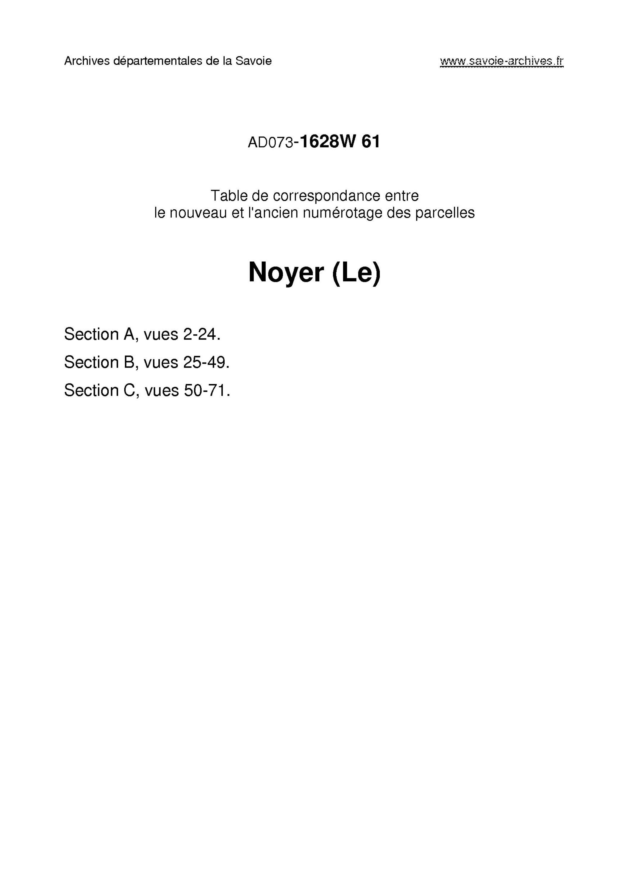Aillon-le-Jeune - Noyer (Le)