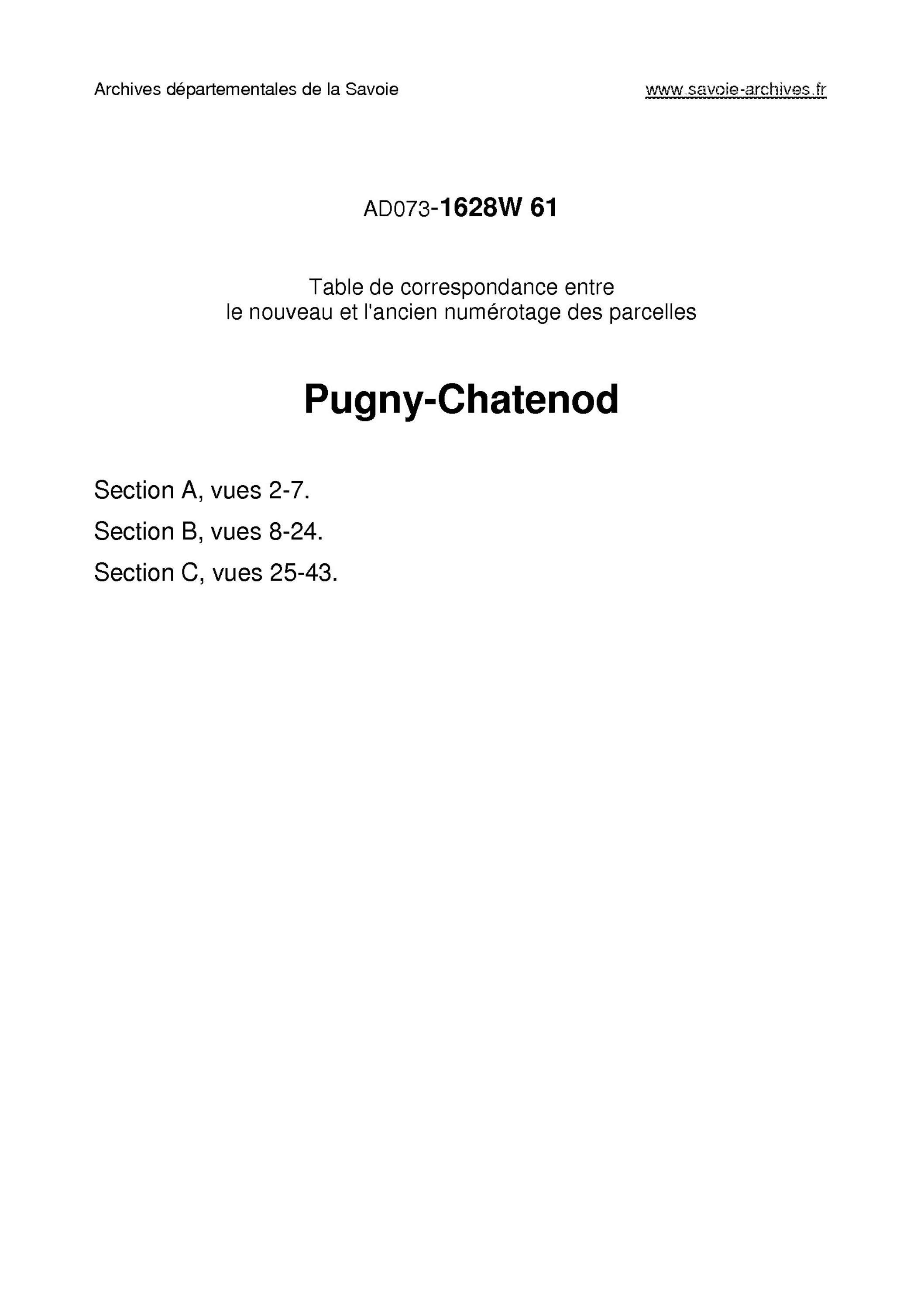 Aillon-le-Jeune - Pugny-Chatenod
