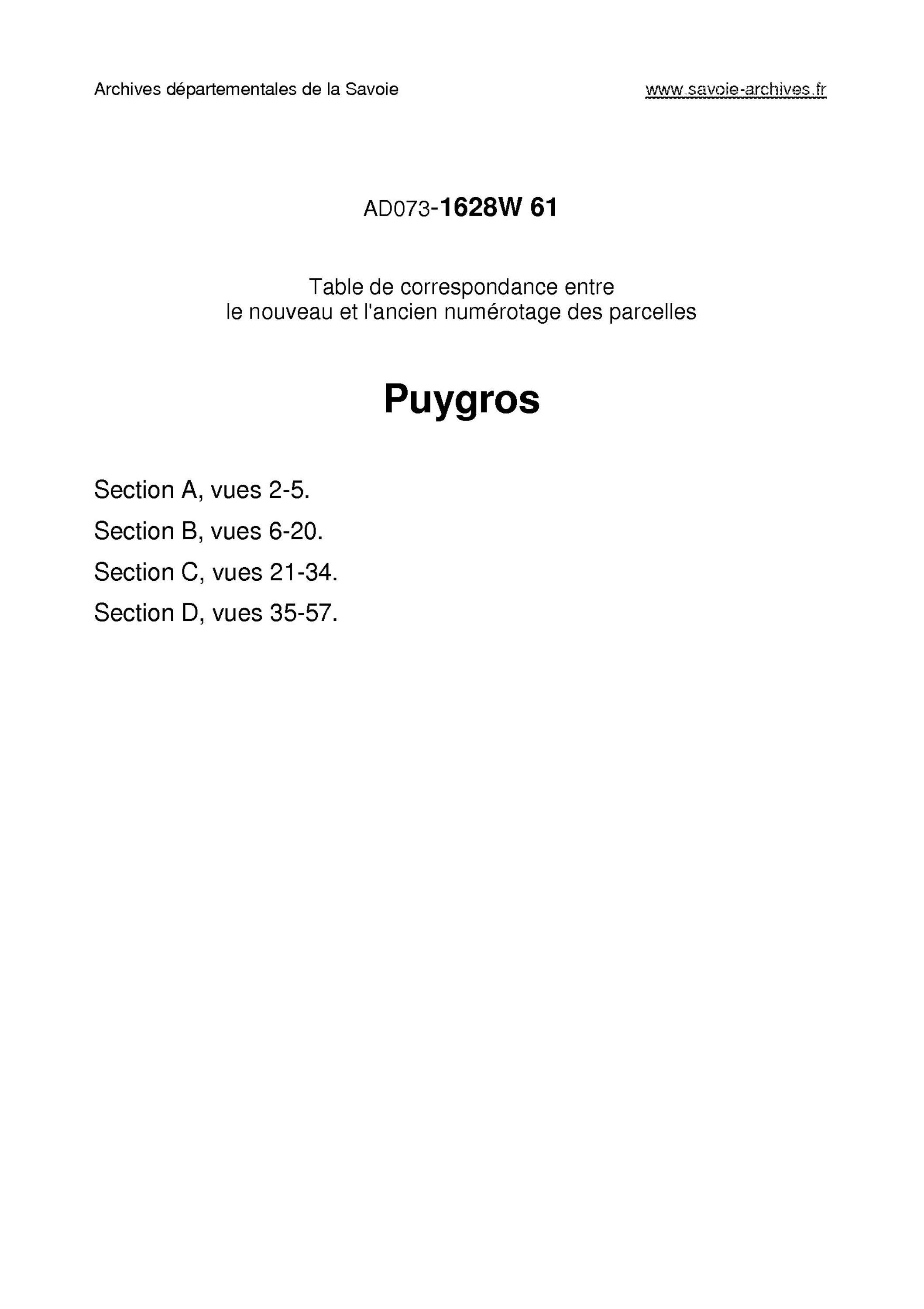 Aillon-le-Jeune - Puygros