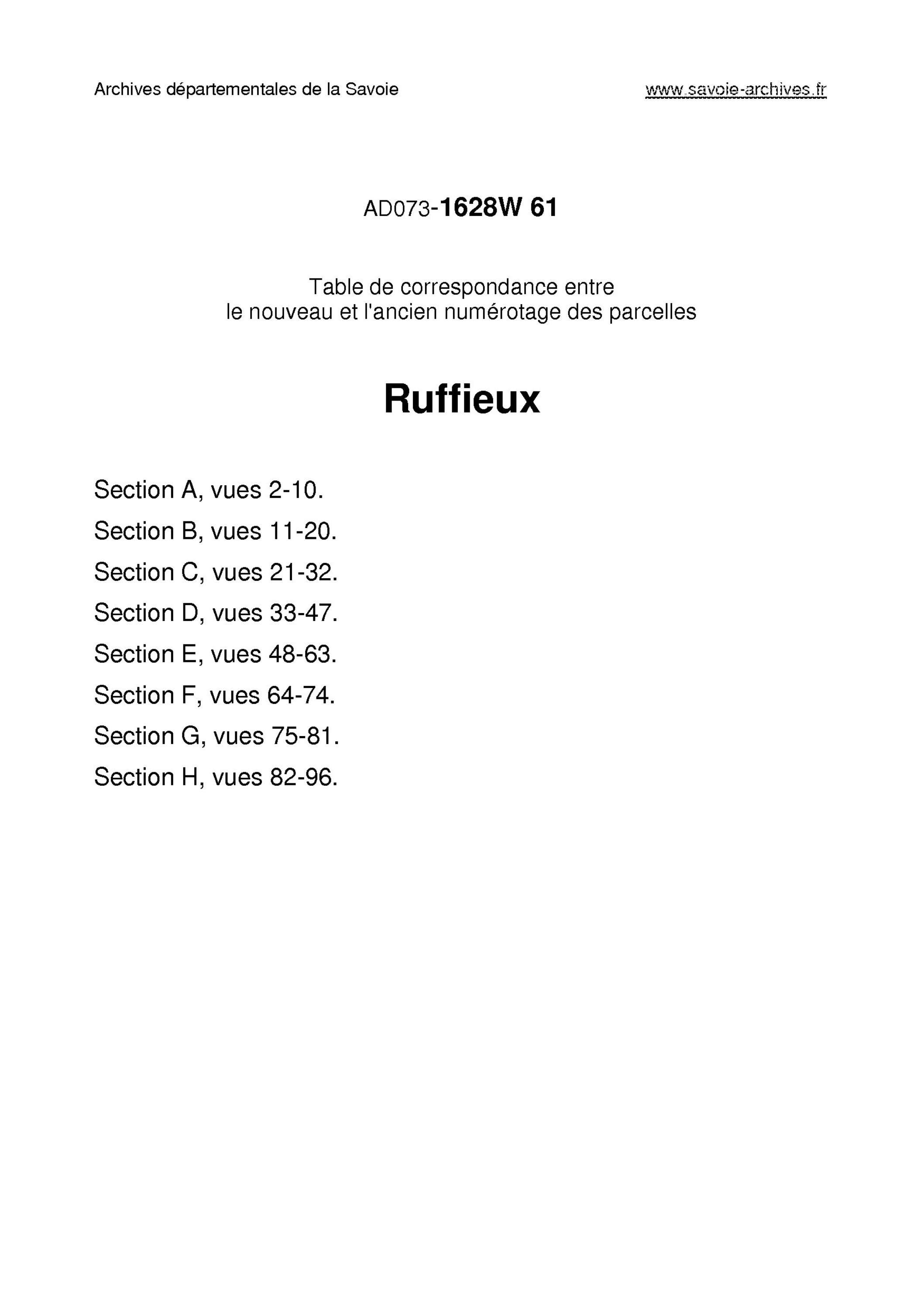 Aillon-le-Jeune - Ruffieux