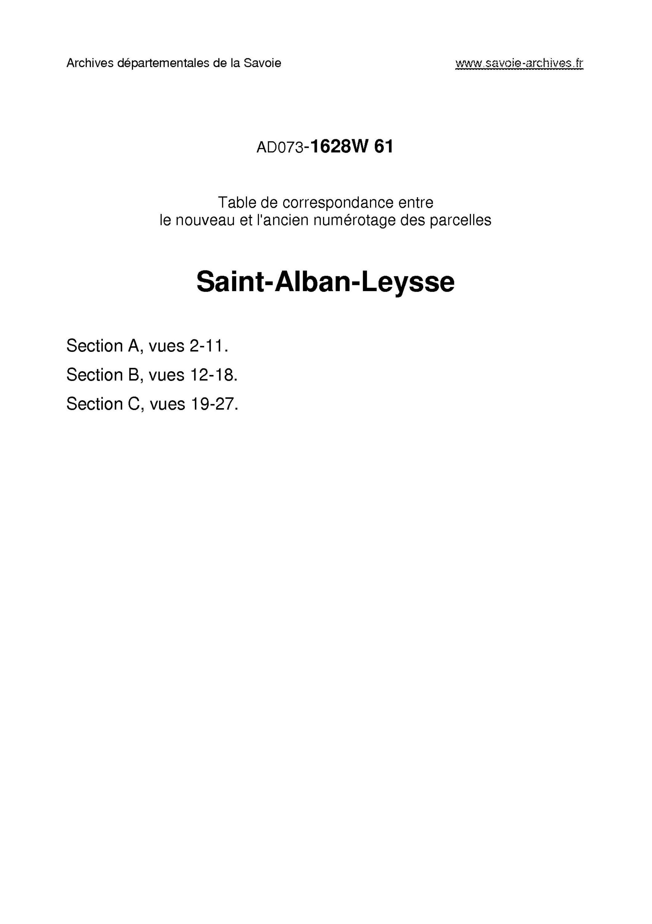 Aillon-le-Jeune - Saint-Alban-Leysse
